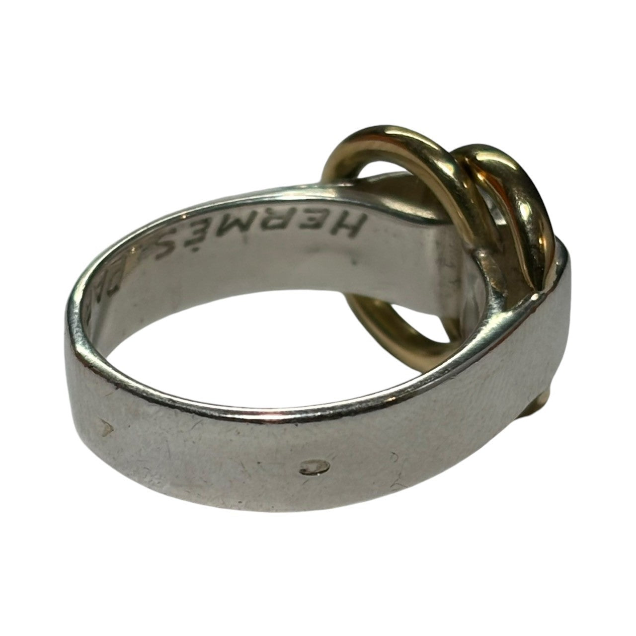 HERMES(エルメス) Deux anneaux Ring ドゥザノー リング 55(15号) シルバー×ゴールド SV925/K18 YG750