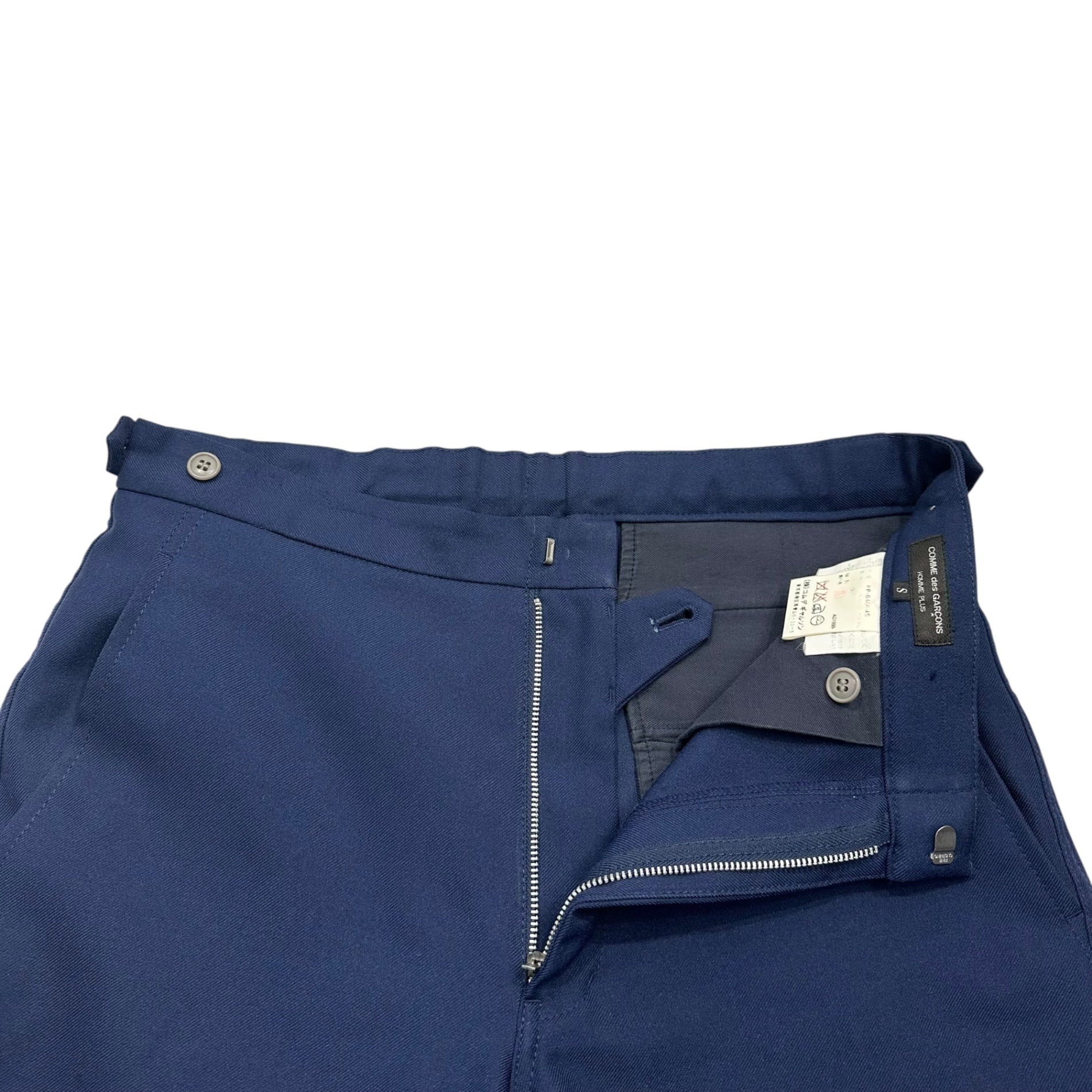 COMME des GARCONS HOMME PLUS(コムデギャルソンオムプリュス) 99AW Souvenir Kitsch stitch Pants スーベニールキッチュ期 ステッチ パンツ PP-04004S S ネイビー AD1999 90's