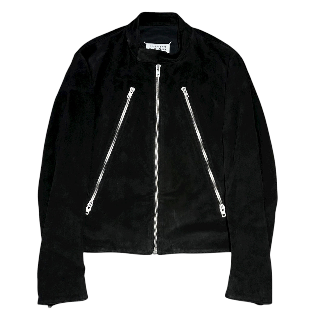 MAISON MARGIELA(メゾンマルジェラ) 24AW 5ZIP LEATHER JACKET - Black 
