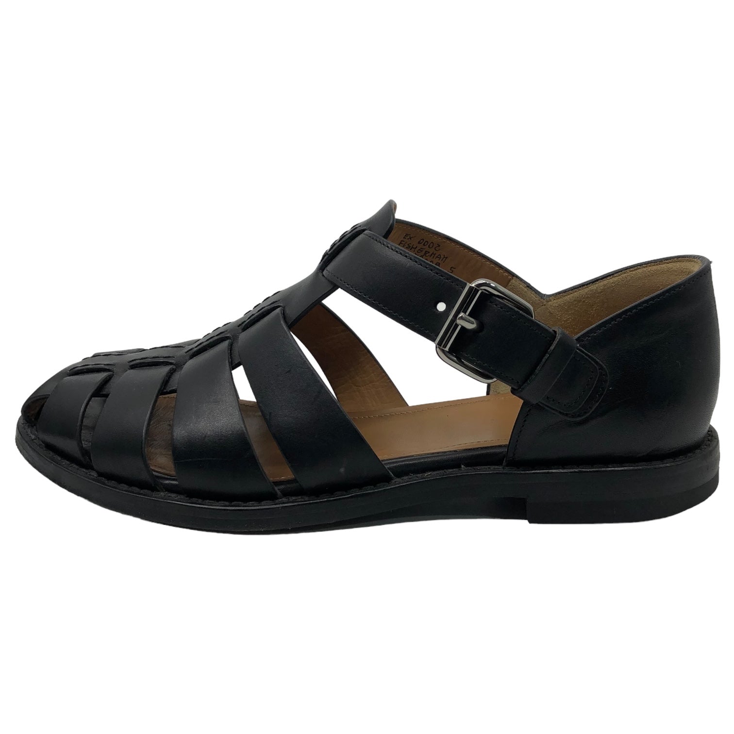 church's(チャーチ) FISHERMAN グルカ サンダル EX0002 5(24~24.5cm) ブラック レザー ストラップ