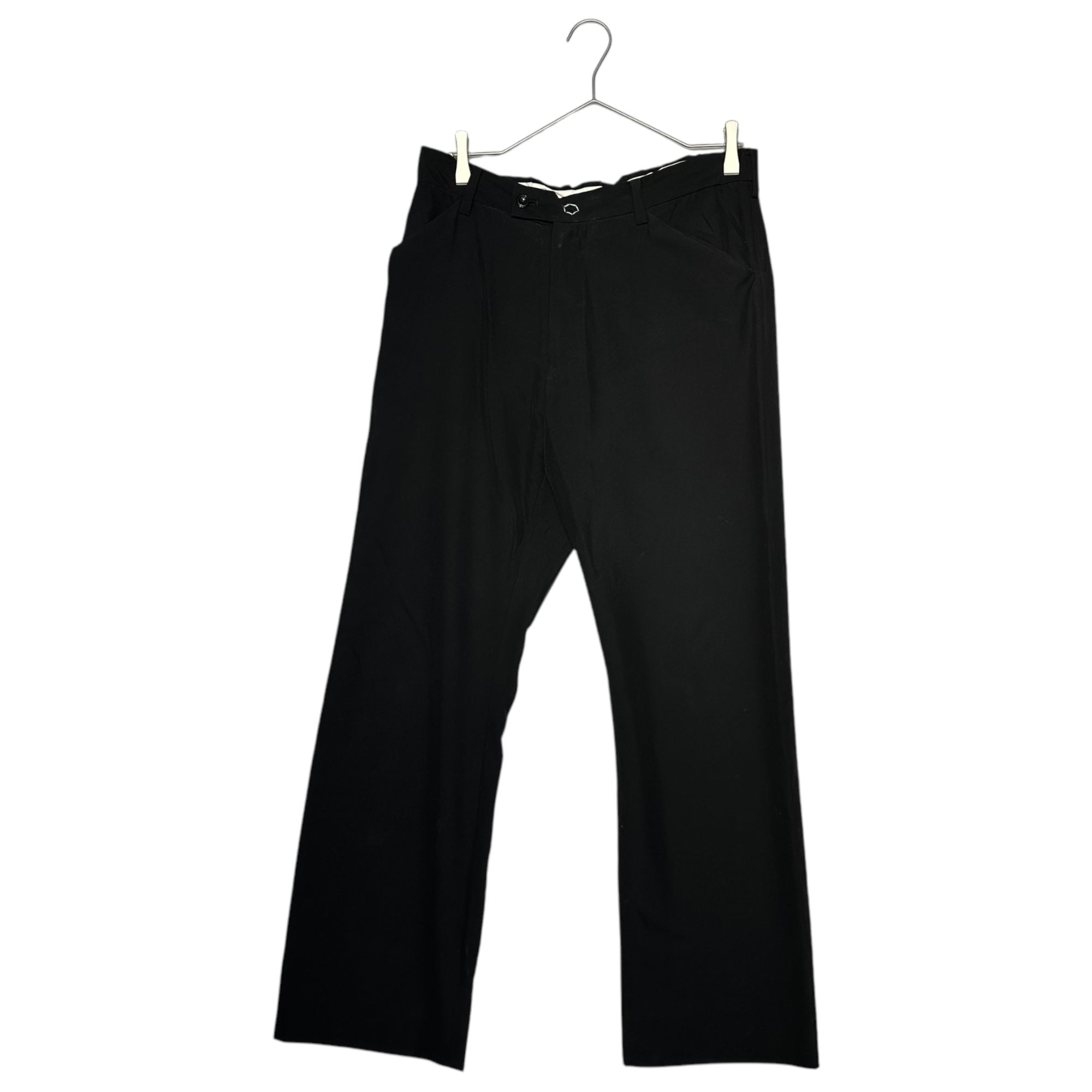 SUNSEA(サンシー) 19SS SNM-BLUE TEKETEKE PANTS スーパーナイスマテリアルブルー テケテケ パンツ スラックス 19S53 3(L) ブラック 定番人気商品