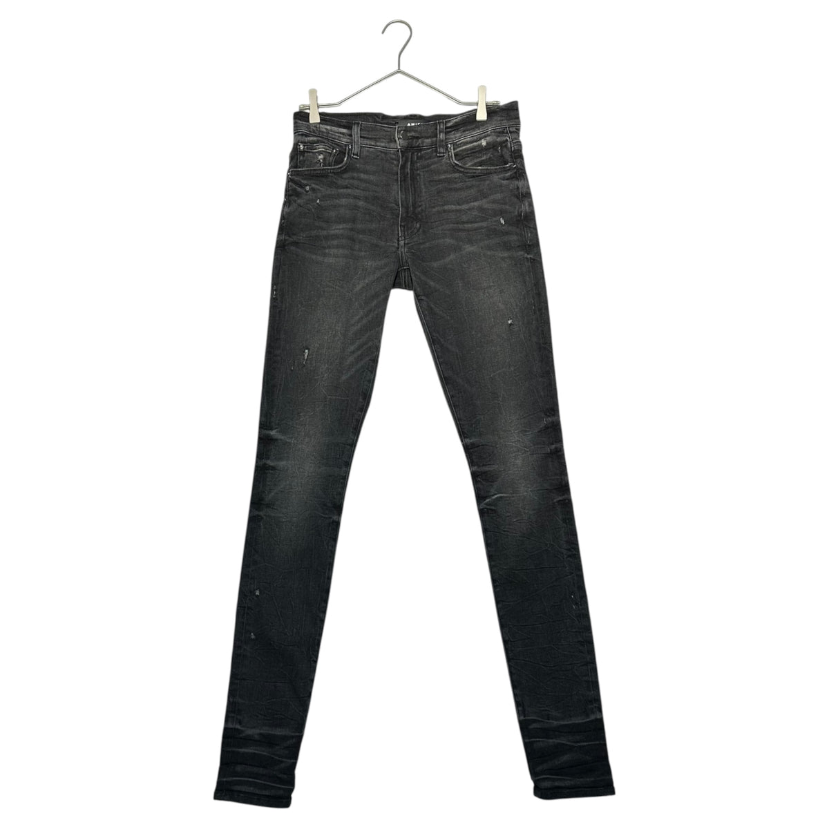 AMIRI(アミリ) Used Black Skinny Denim Pants ユーズド加工 ブラック 