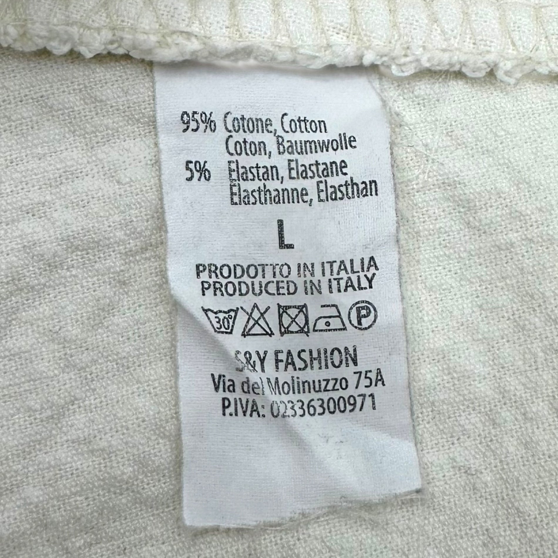 Euro vintage(ヨーロッパヴィンテージ) white corduroy relax pants ホワイトコーデュロイ素材のリラックスパンツ 表記無し(M程度) ホワイト