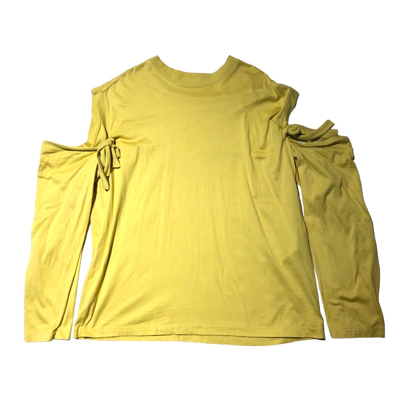 TOGA PULLA(トーガプルラ) シルケットジャージーロングスリーブ TP01-JK250 38(Mサイズ程度) イエロー