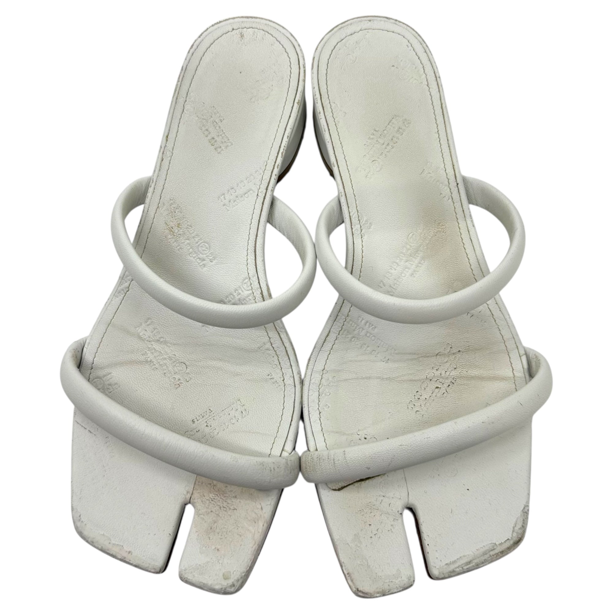 MAISON MARGIELA(メゾンマルジェラ) 20SS TABI Heel sandals 足袋 ヒール サンダル 35(22~22.5cm程度) ホワイト ミュール