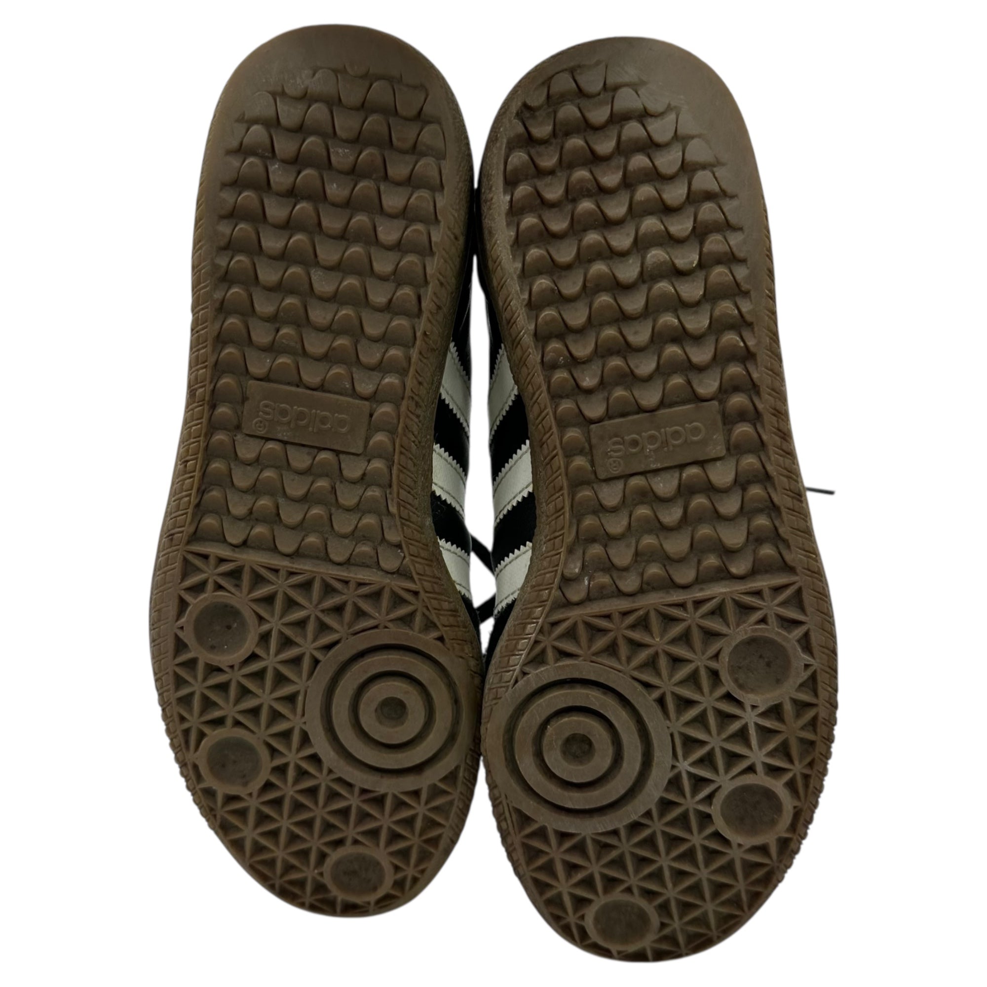 adidas(アディダス) 90's Vintage Samba Leather ヴィンテージ サンバ レザー 019000 24cm ブラック 90年代 1996年製 ローカット スニーカー