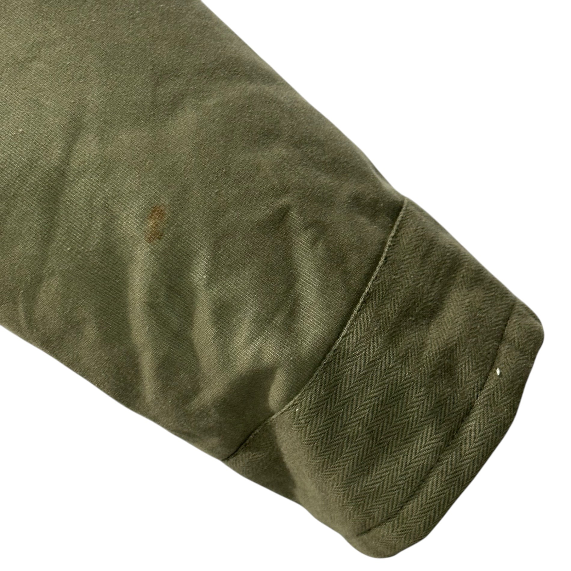 Marine nationale(フランス海軍) 60’s~70's N-1 COULANGE MAYENNE デッキ ジャケット G(L~XL程度) カーキ マリーンナショナル ミリタリー ヴィンテージ