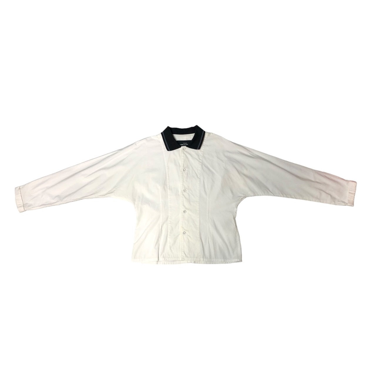 tricot COMME des GARCONS(トリココムデギャルソン) 90's Dolman sleeve shirt with switched collar 襟切り替えドルマンスリーブシャツ ホワイト