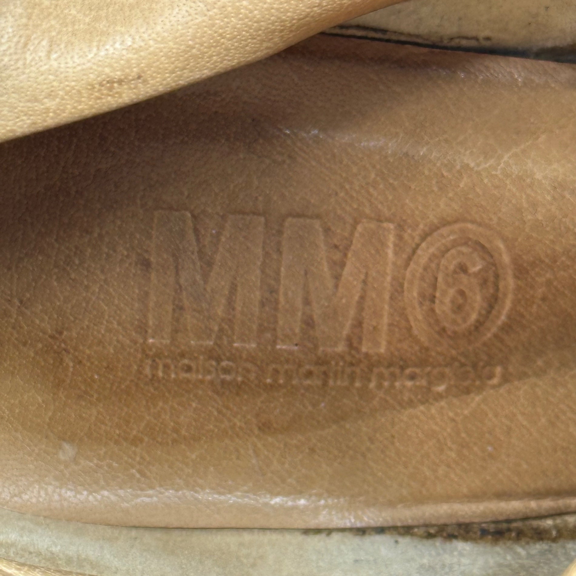 MM6 Maison Margiela(エムエムシックス) Wedge Sole Heel Suede Bootie ウェッジ ソール ヒール スウェード ブーティ 38(24cm程度) ブラウン ブーツ