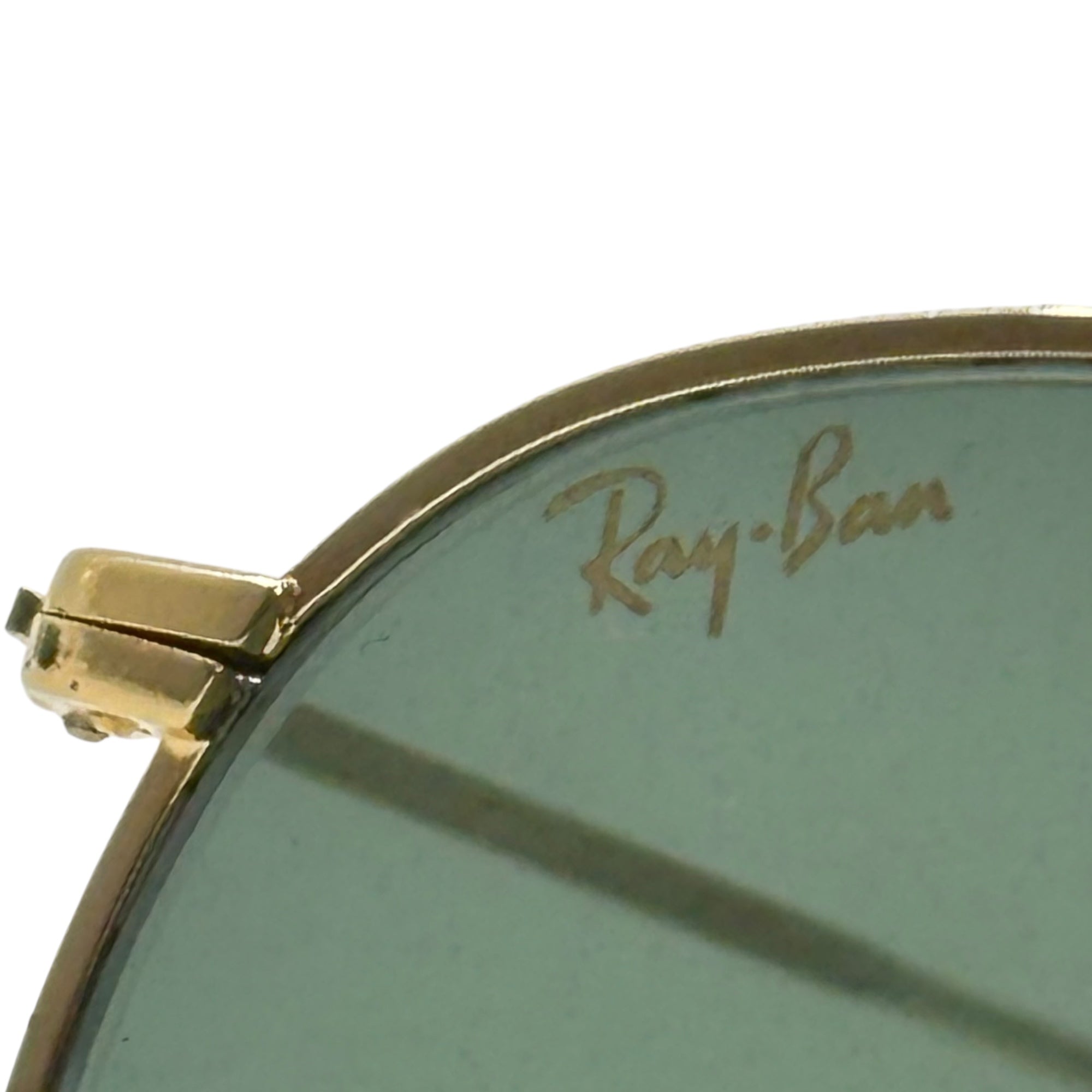 Ray-Ban(レイバン) 90's B&L VINTAGE Round metal sunglasses ボシュロム製 ラウンド メタル サングラス W0603 ゴールド ヴィンテージ