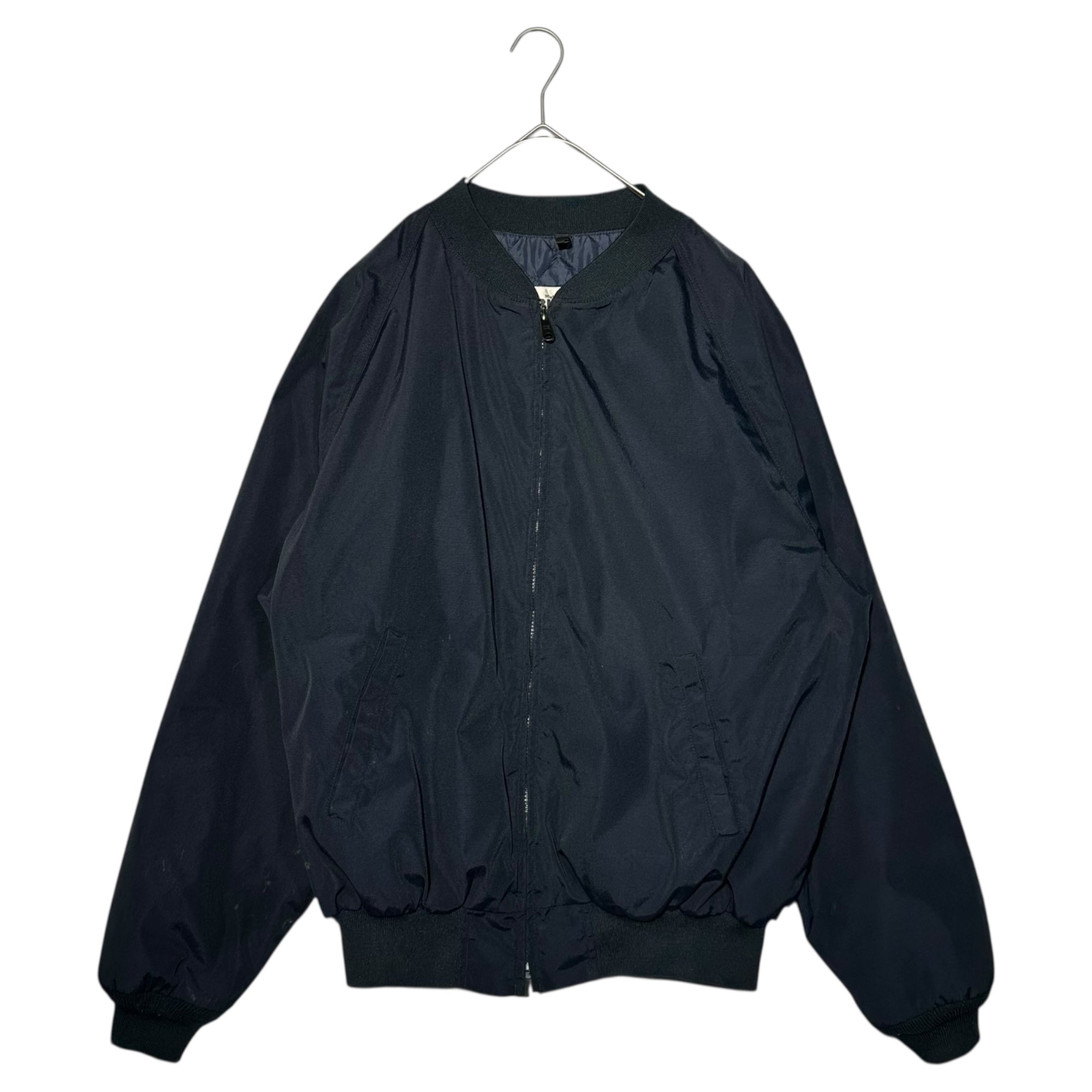 Blauer(ブラウアー) 90’s USA made Quilted Liner Nylon Bomber Jacket キルティング ライナー ナイロン ボンバー ジャケット XL ブラック 90年代 古着 ヴィンテージ MA-1