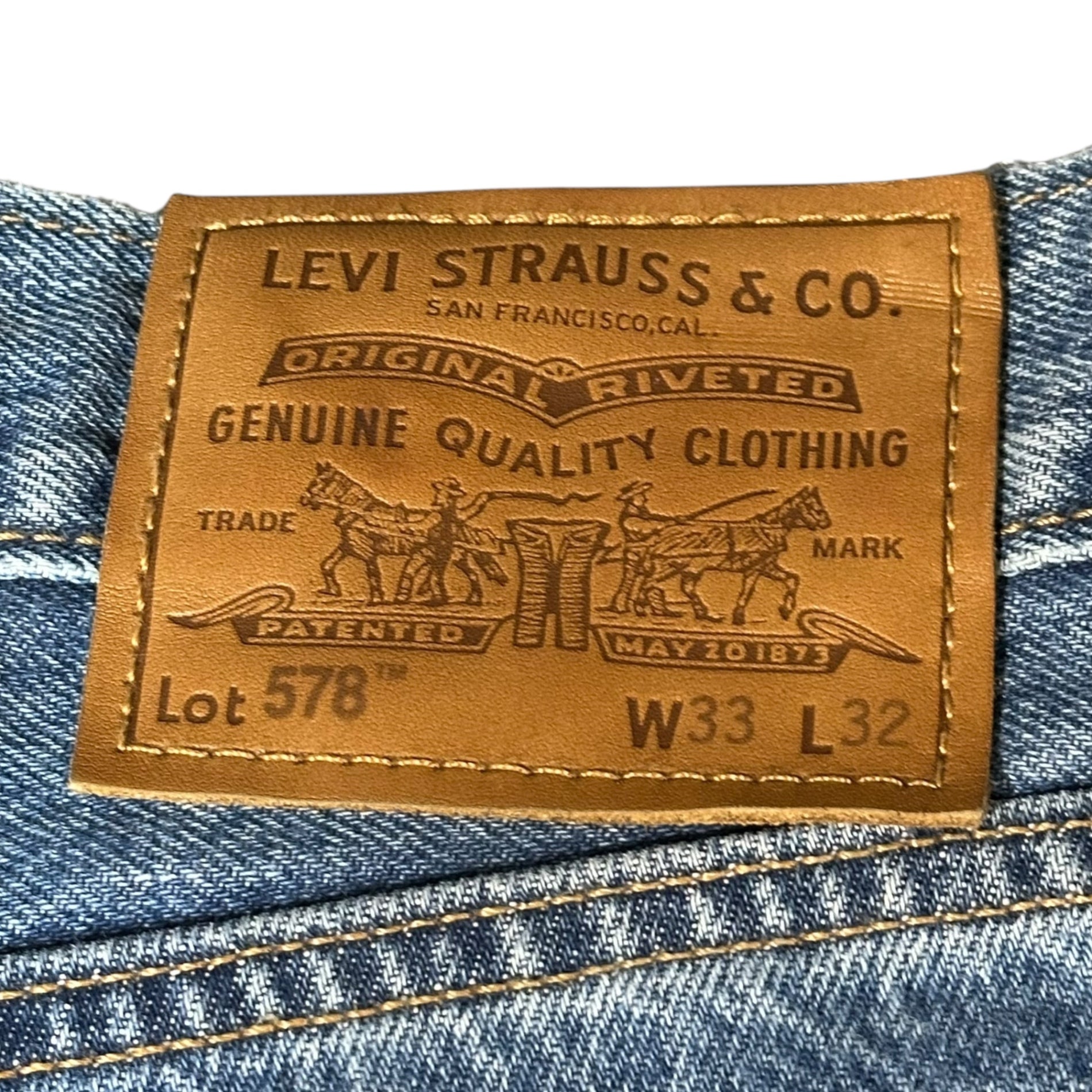 Levi's(リーバイス) 578 BAGGY DENIM PANTS バギー デニム パンツ PC9-A4750-0021 W33 インディゴ