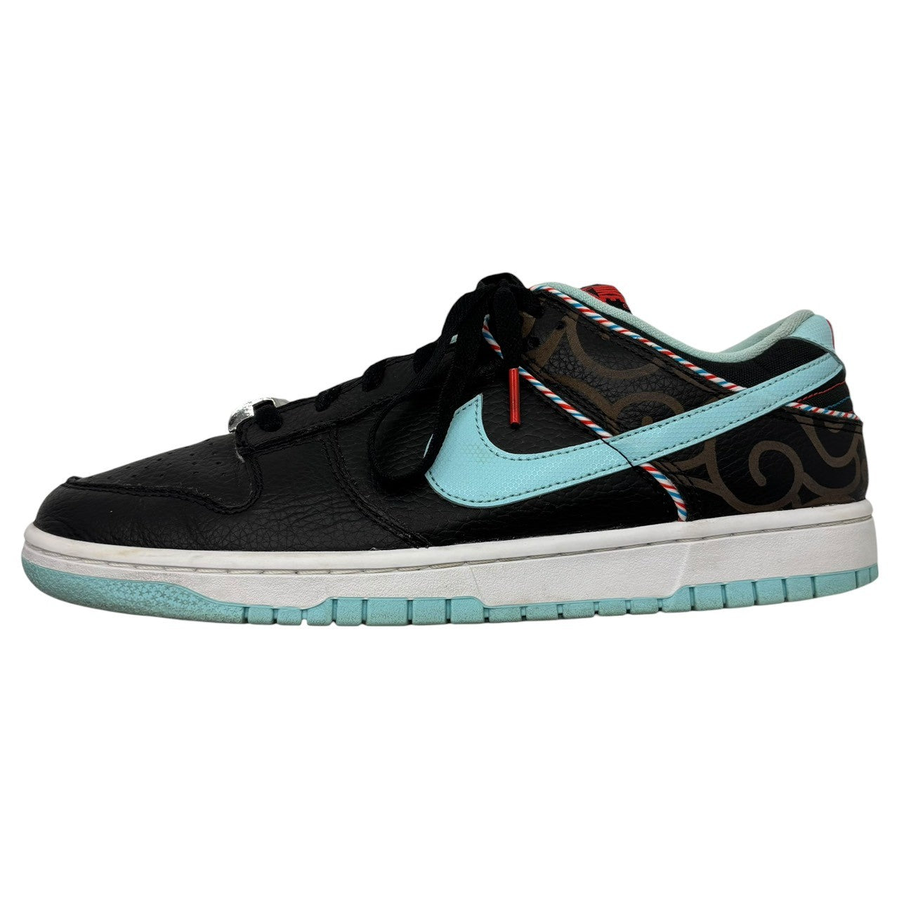NIKE(ナイキ) Dunk Low "Barber Shop" ダンク ロー バーバーショップ DH7614-001 28cm ブラック×スカイブルー ローカット スニーカー