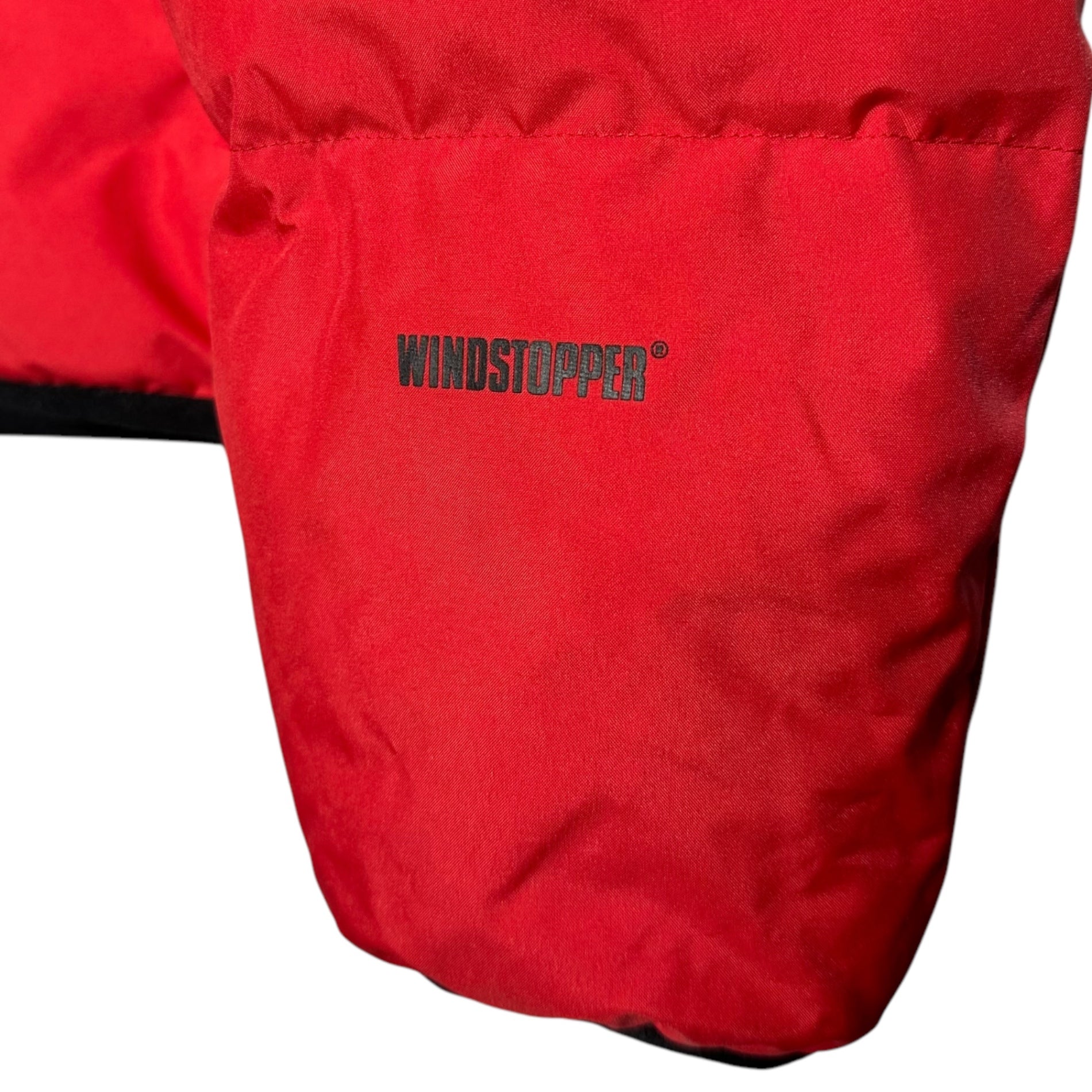 THE NORTH FACE(ノースフェイス) WINDSTOPPER BELAYER ビレイヤー ダウン ジャケット ND91335Z XL レッド アウトドア