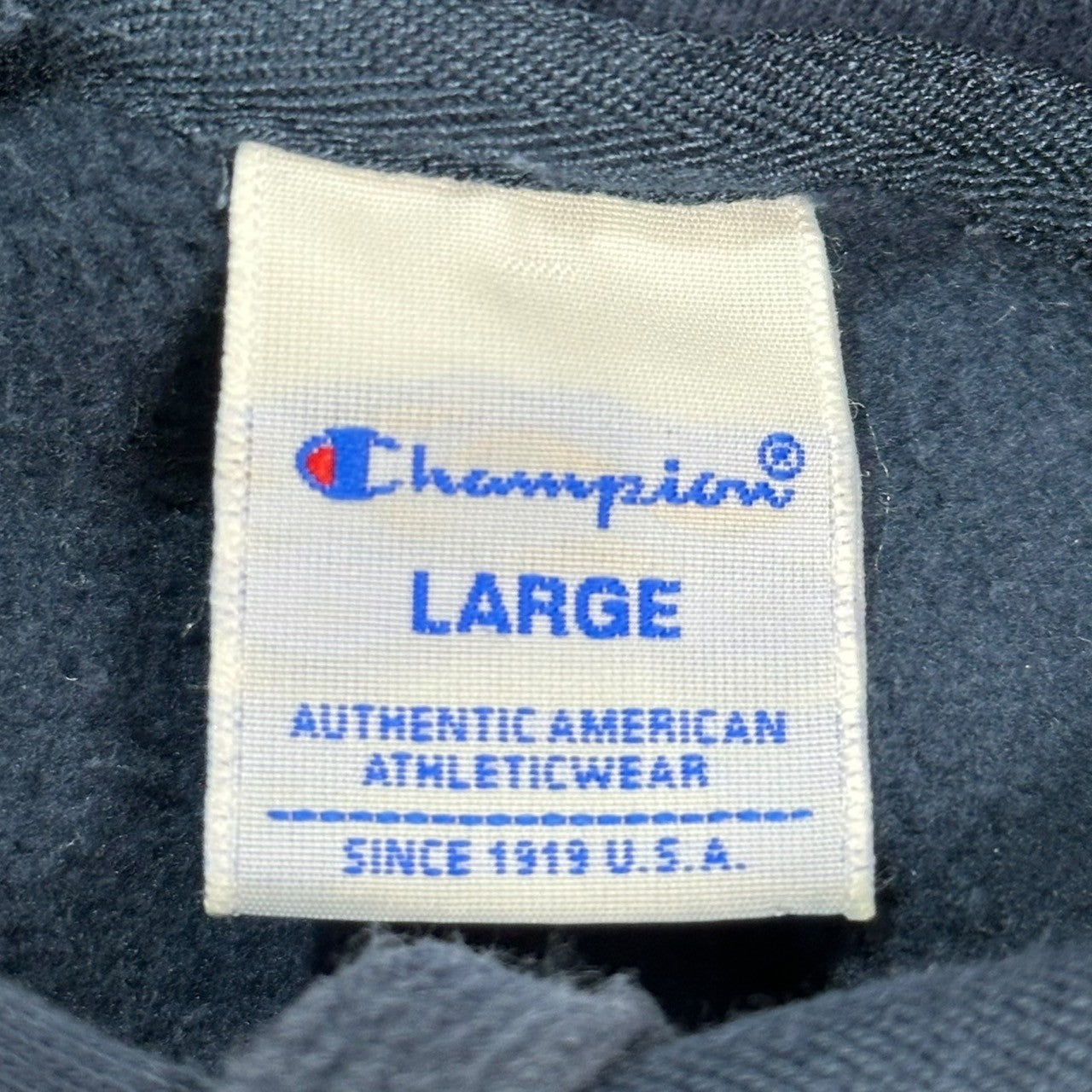 Champion(チャンピオン) SUPER FLEECE PULL OVER SWEAT HOODIE スーパーフリース プルオーバー スウェット パーカー C3-W127 L ネイビー 裏起毛