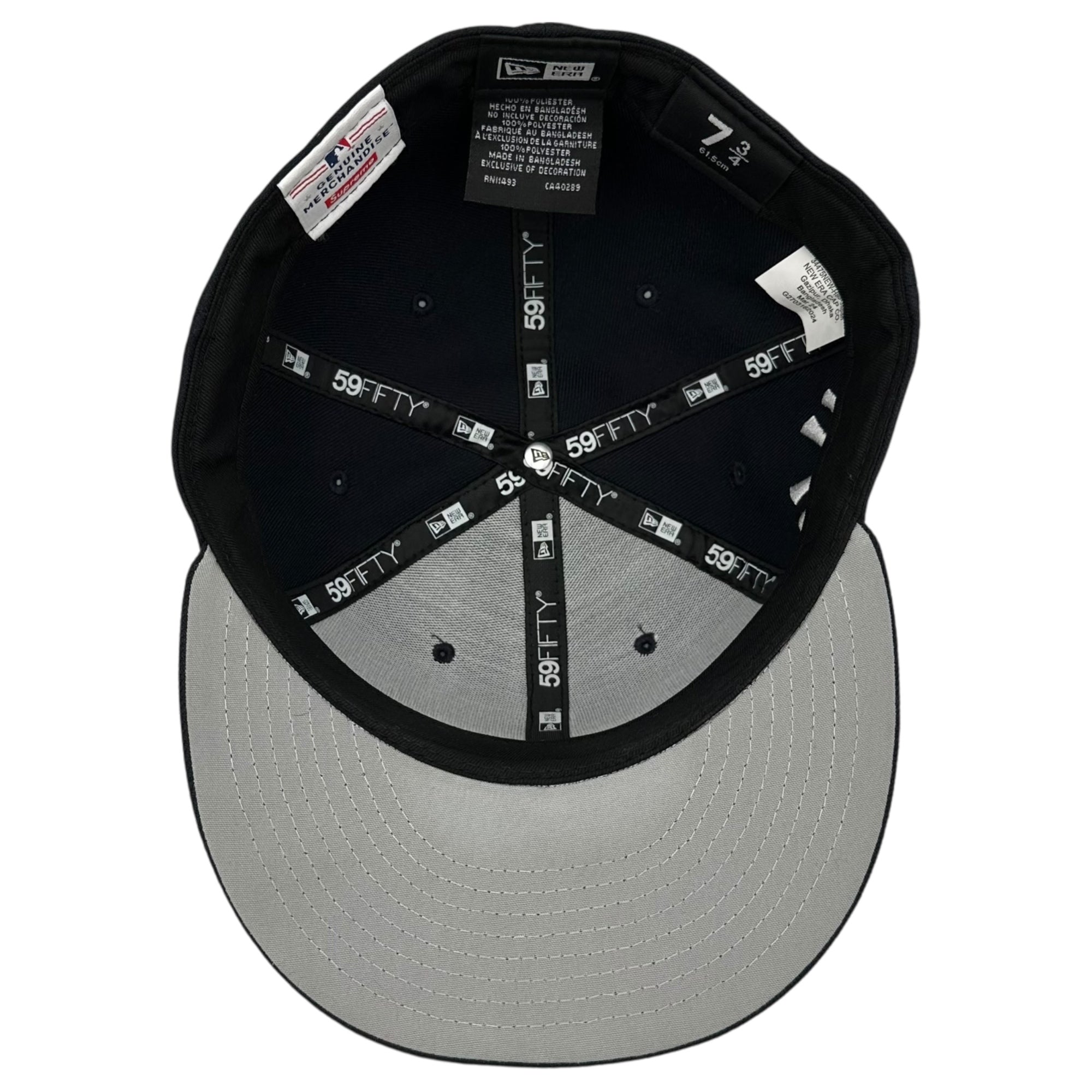 SUPREME(シュプリーム) 24SS MLB Teams Box Logo New Era York Yankees NAVY ボックスロゴ キャップ 7 3/4 ネイビー ヤンキース