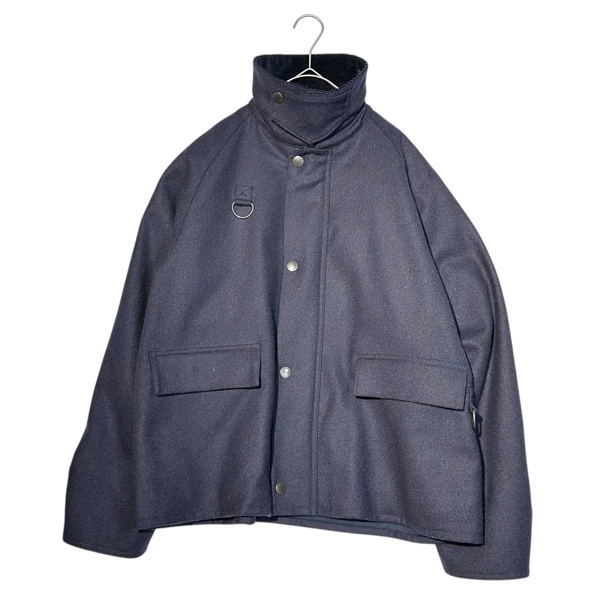 Barbour(バブアー) BY MALLALIEUS SPEY JACKET マラリウス スペイ フィッシング ウール ジャケット 2102023 L ネイビー ブルゾン ショート丈