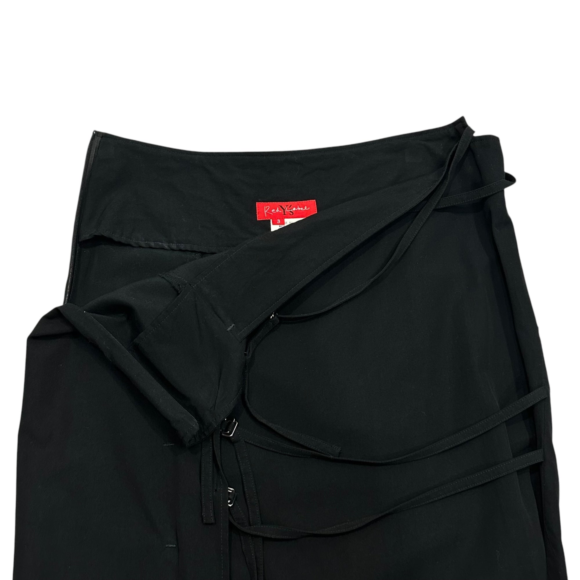 Y's Red Label(ワイズレッドレーベル) Boundage Tight Skirt ボンテージ タイト スカート RV-S51-226 3 ブラック