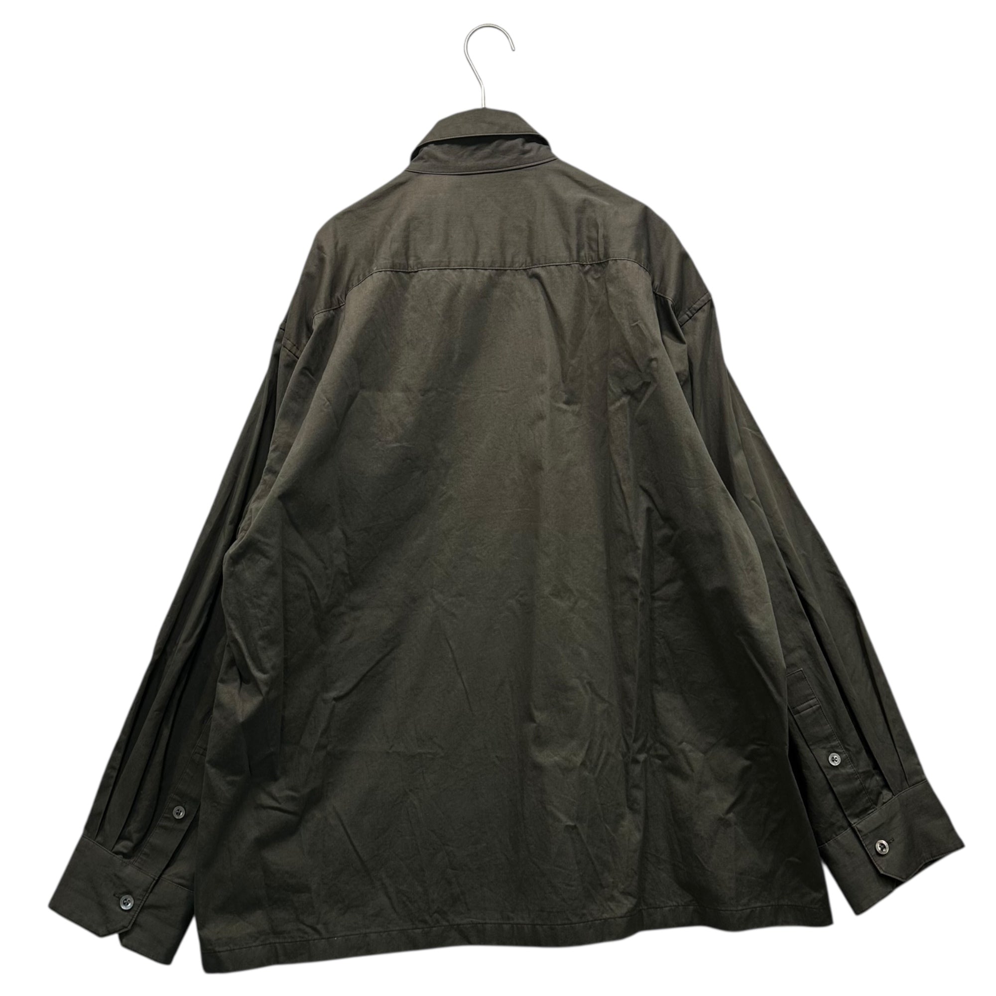 IRENISA(イレニサ) 23SS Wide Pocket Shirt Blouson ワイド ポケット シャツ ブルゾン IH-23SS-B020-CSS 3(L程度) カーキ