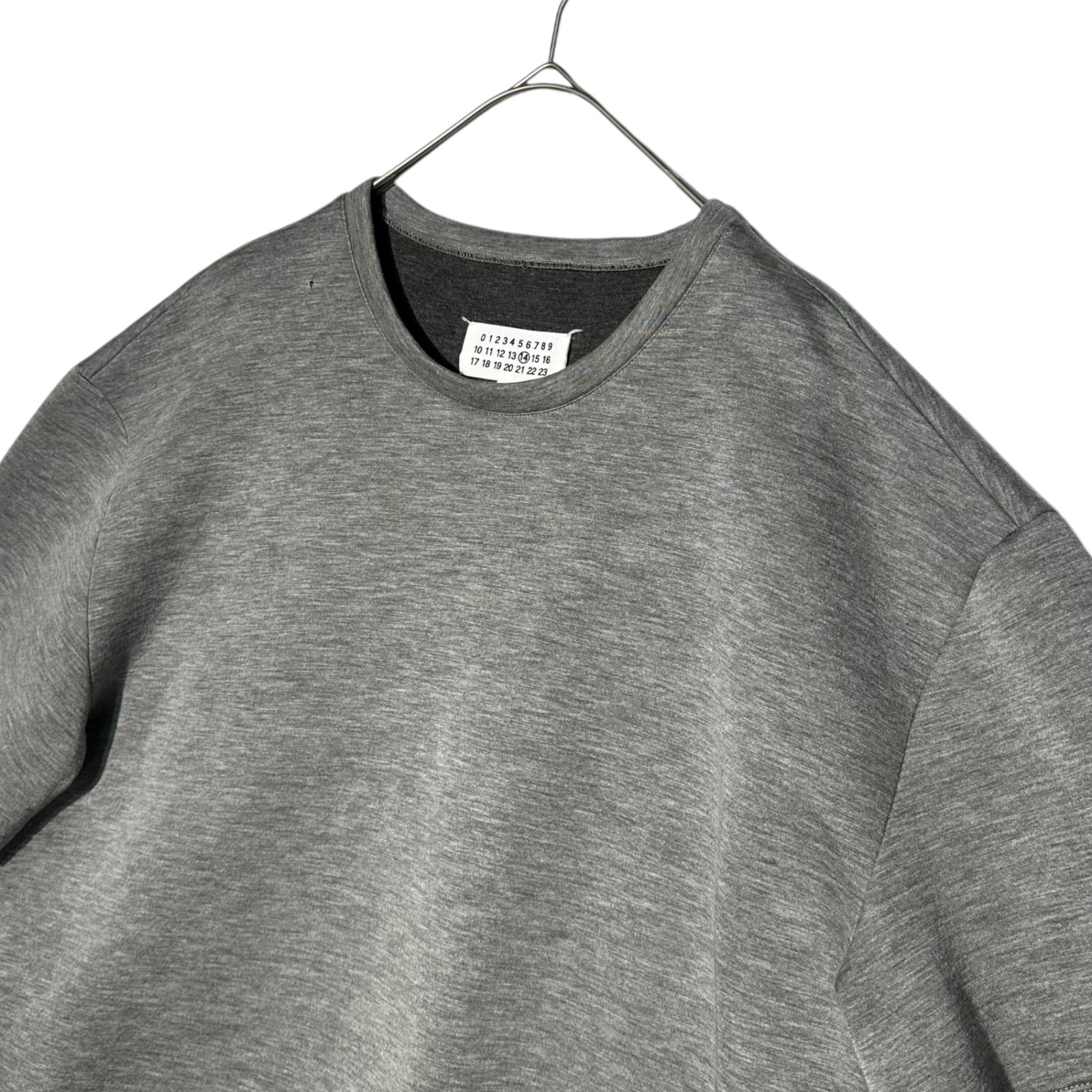 MAISON MARGIELA(メゾンマルジェラ) 19AW Bonding Crew Neck S/S Tee ボンディング クルーネック 半袖 Tシャツ S50GC0548 46 グレー