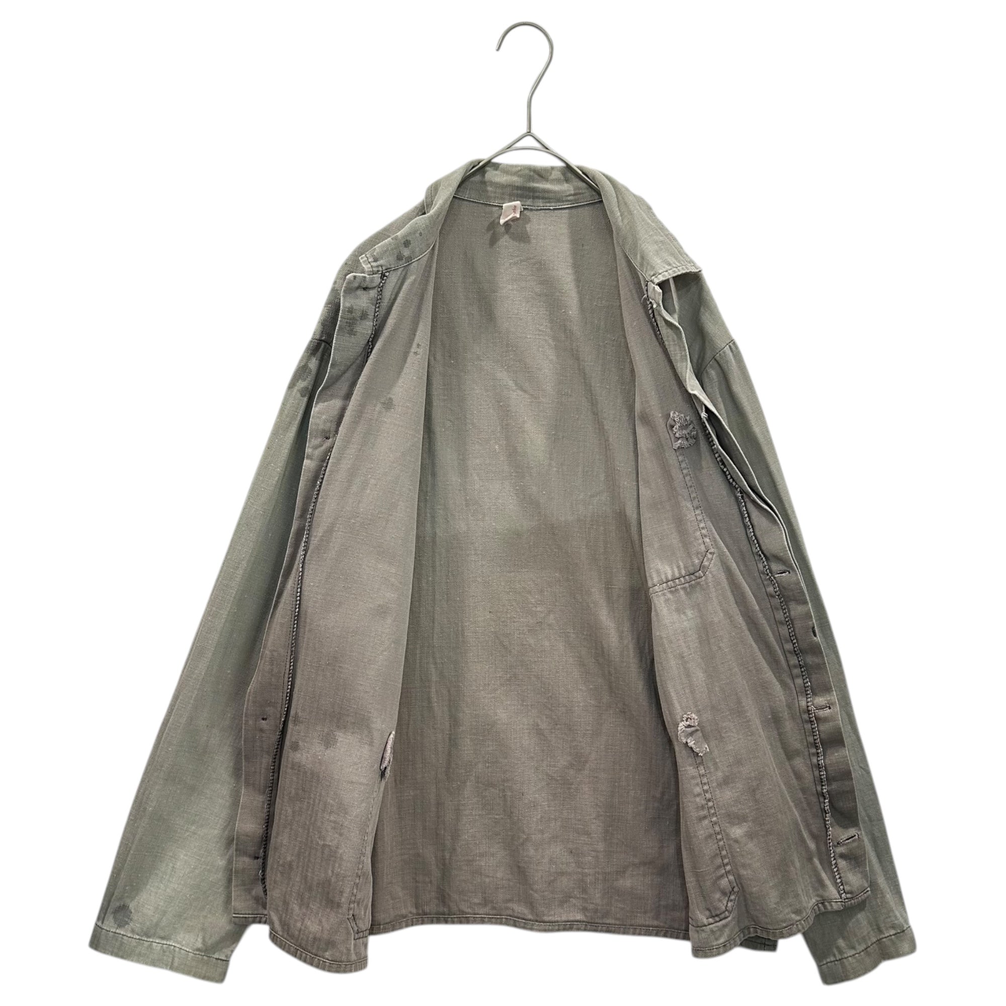 FRENCH WORK(フレンチワーク) 70's~80's sanfor HBT Work jacket ヘリンボーン ワーク ジャケット 50 カーキ 70年代~80年代