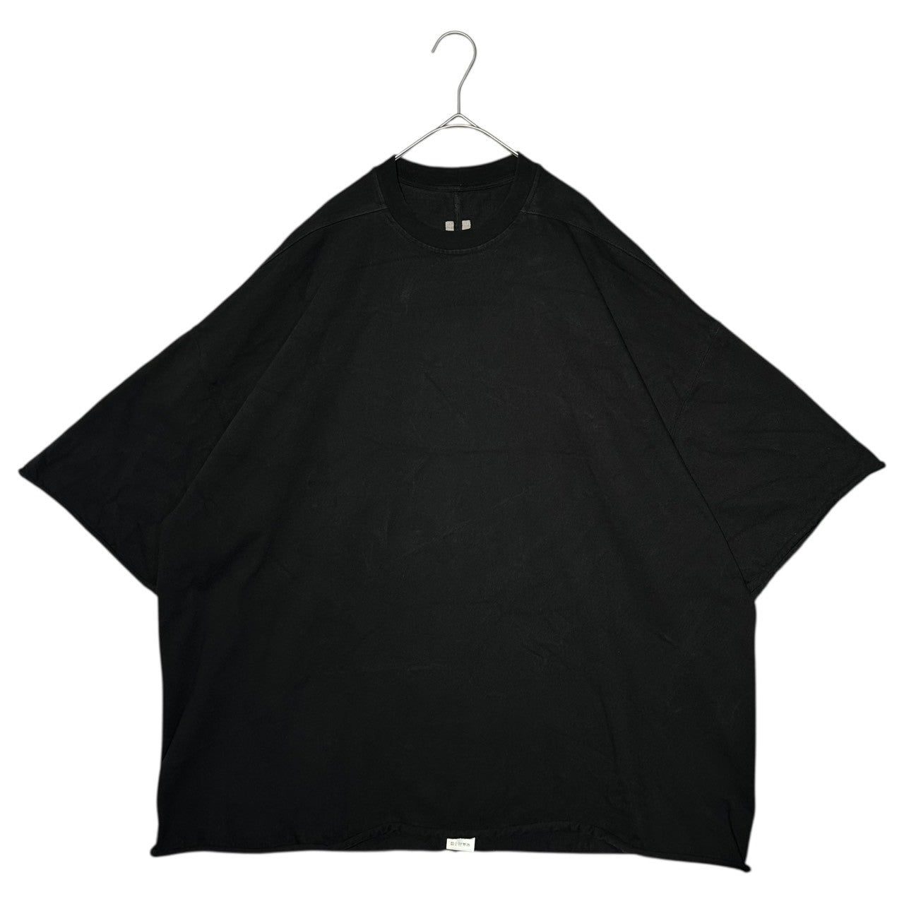 Rick Owens(リックオウエンス) 24SS LIDO TOMMY BIG SIZE TEE ビッグ サイズ Tシャツ RU01D3283-BA FREE ブラック
