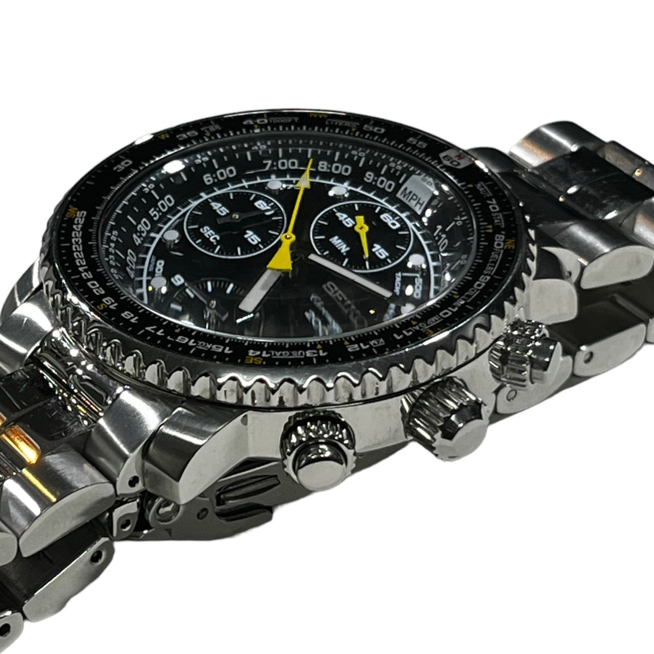 SEIKO(セイコー) インターナショナルコレクション/クロノグラフ/クォーツ/腕時計/ウォッチ 7T62-0EB0 文字盤:ブラック SCJC019