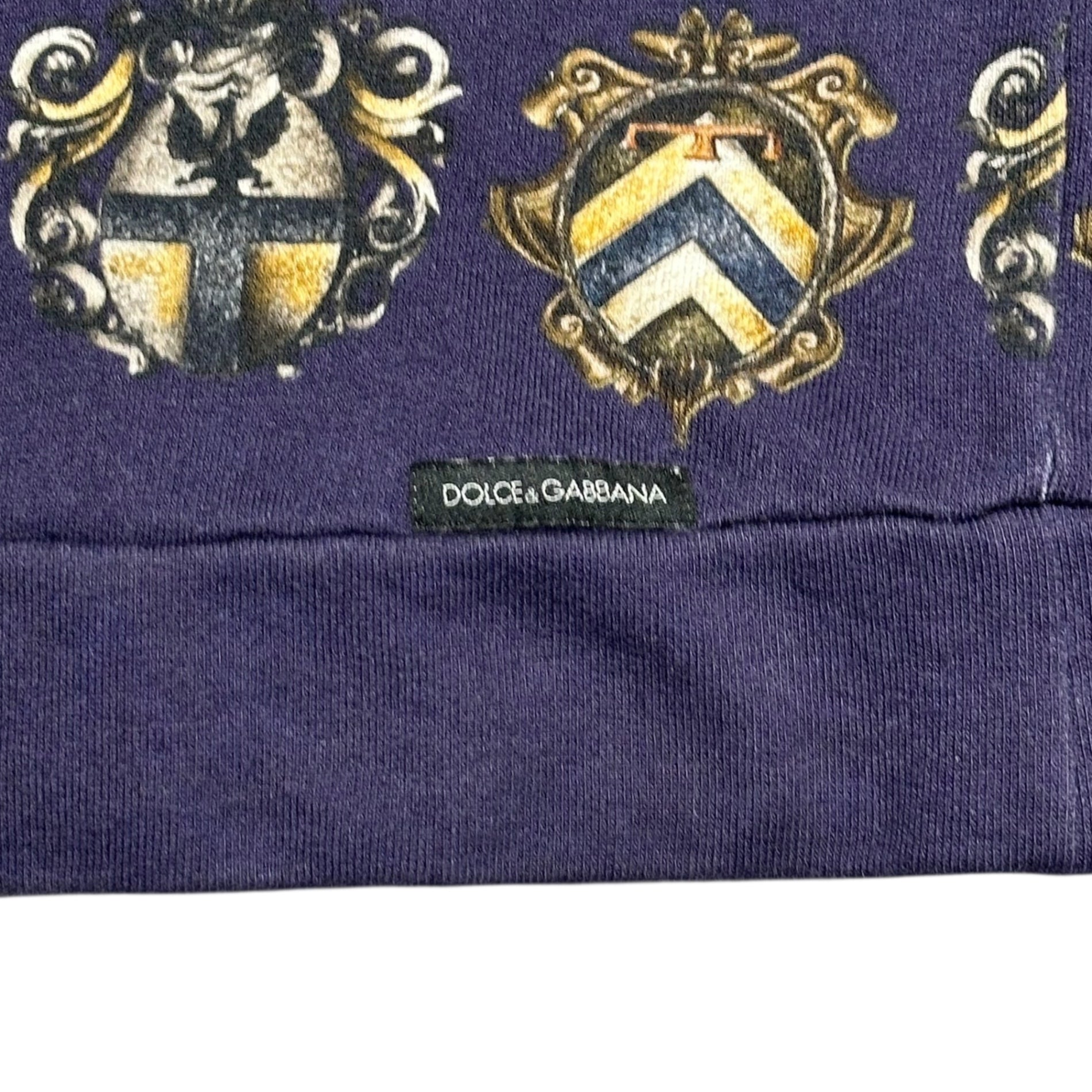 DOLCE&GABBANA(ドルチェ&ガッバーナドルガバ) "Virgin Mary" Printed pullover hoodie 聖母マリア プリント プルオーバー パーカー G9AD8T G7AHZ 44(XS程度) ネイビー