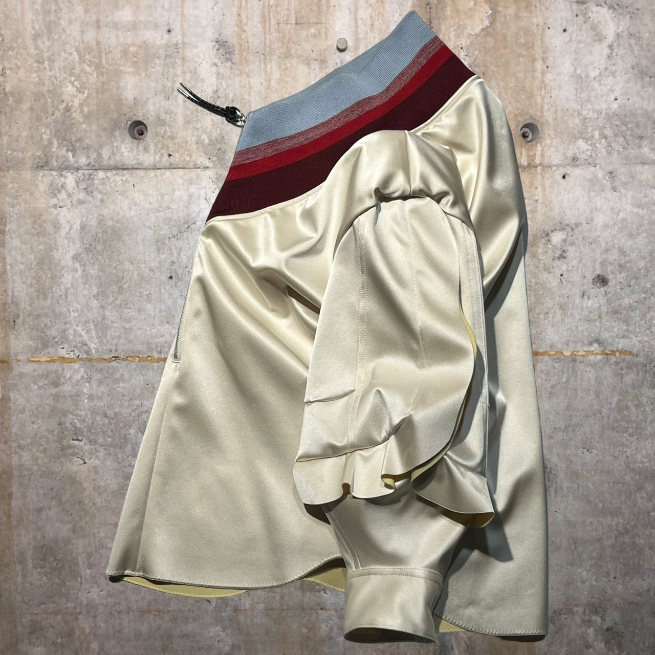 TOGA PULLA(トーガプルラ) ジャージィネックハーフジッププルオーバー TP02-FJ227 36(S) アイボリー