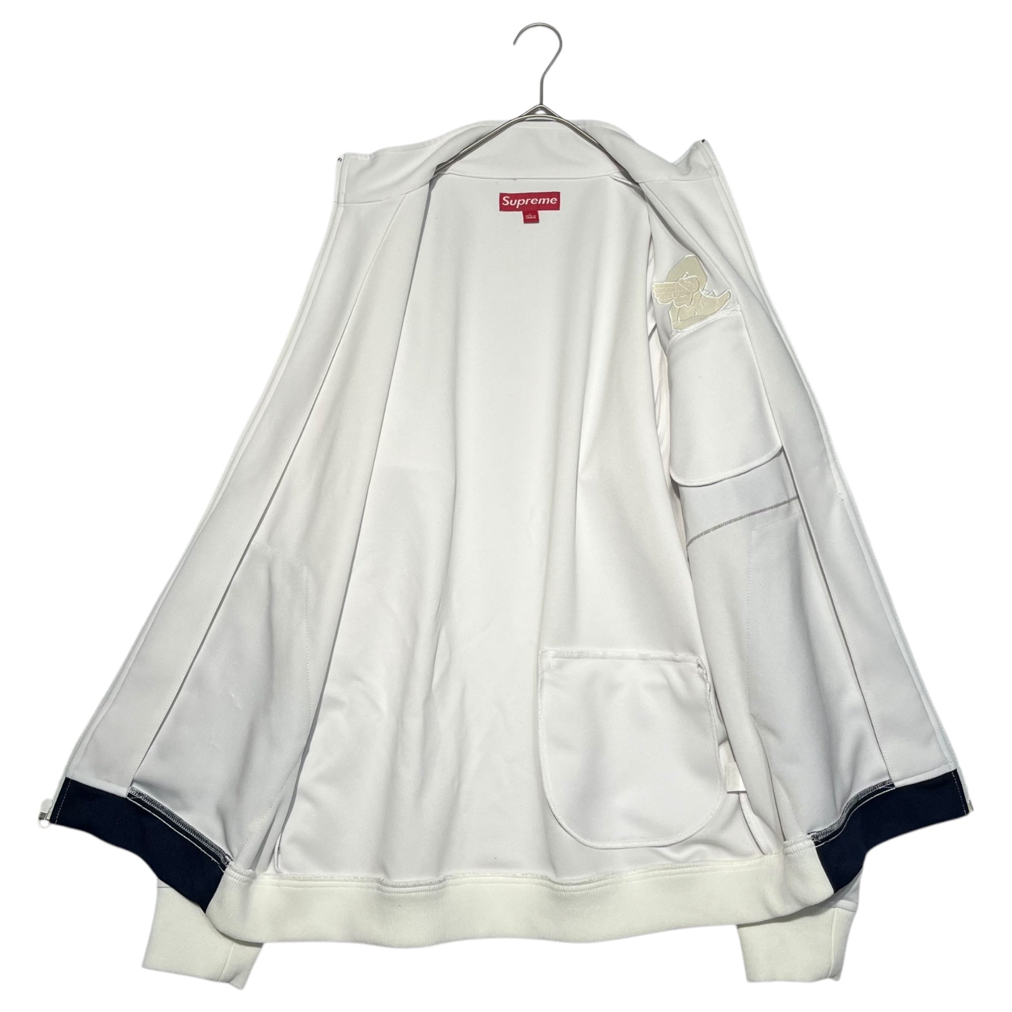 SUPREME(シュプリーム) 2005AW "1994" wing foot truck jacket ウィング フット トラック ジャケット L ホワイト 00's ジャージ パロディー