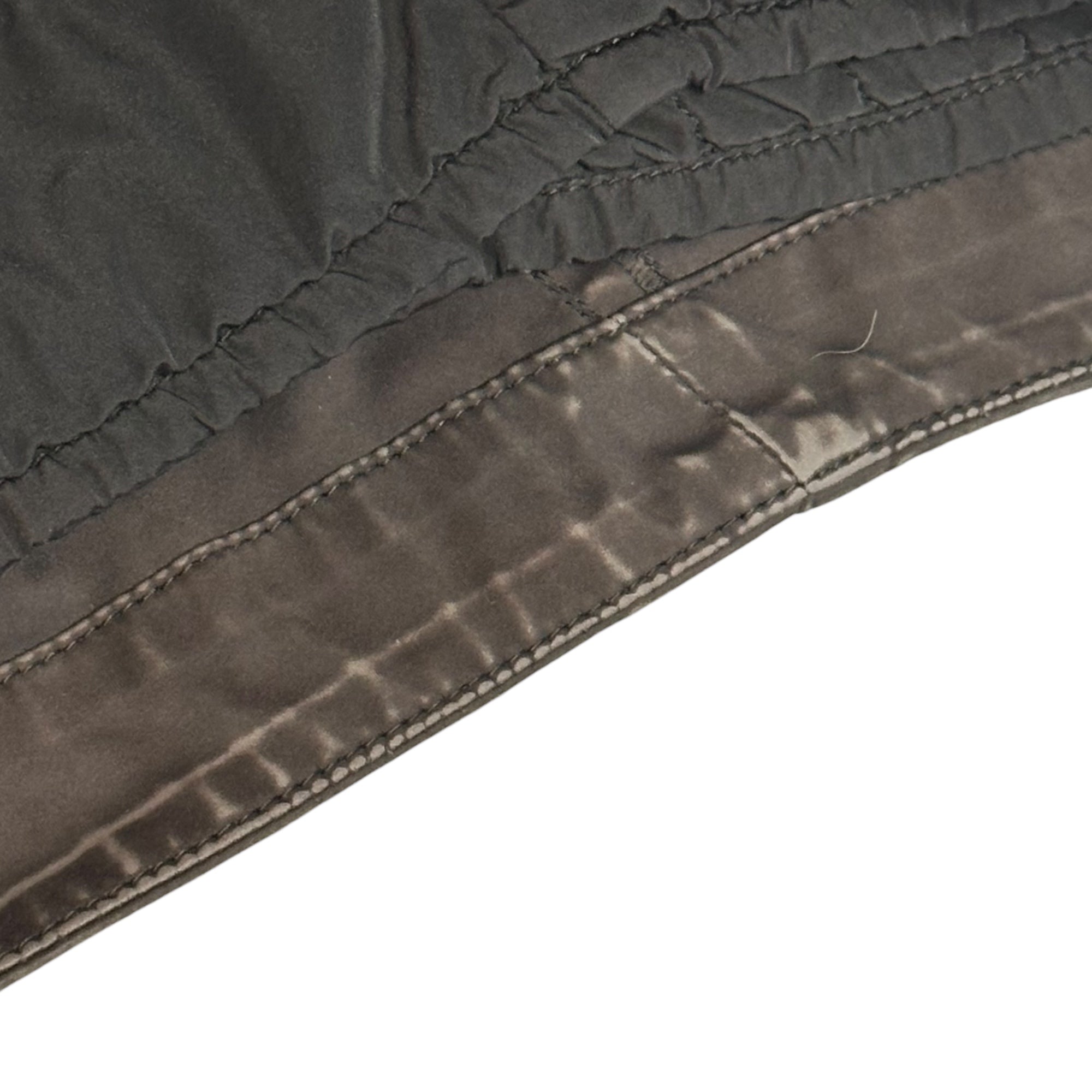 C.P.COMPANY(シーピーカンパニー) 09AW Nylon/Polyester Hooded Quilted Jacket Alessandro Pungetti ナイロン ポリ 中綿 ジャケット 51184D62/322 50(L~XL程度) ブラック(フェード強めです) 00's