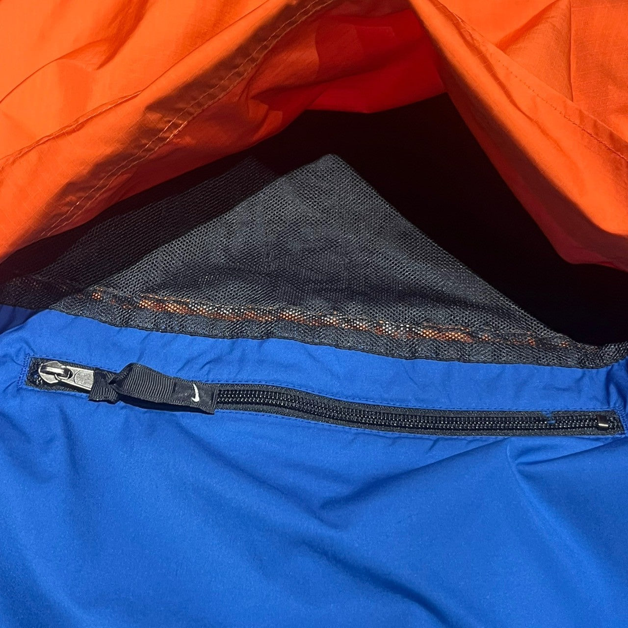 NIKE ACG(ナイキエーシージー) 90's gimmick tech jacket ギミック テック ジャケット マウンテンパーカー ナイロン F7-NAC XL オレンジ×ブルー 90年代