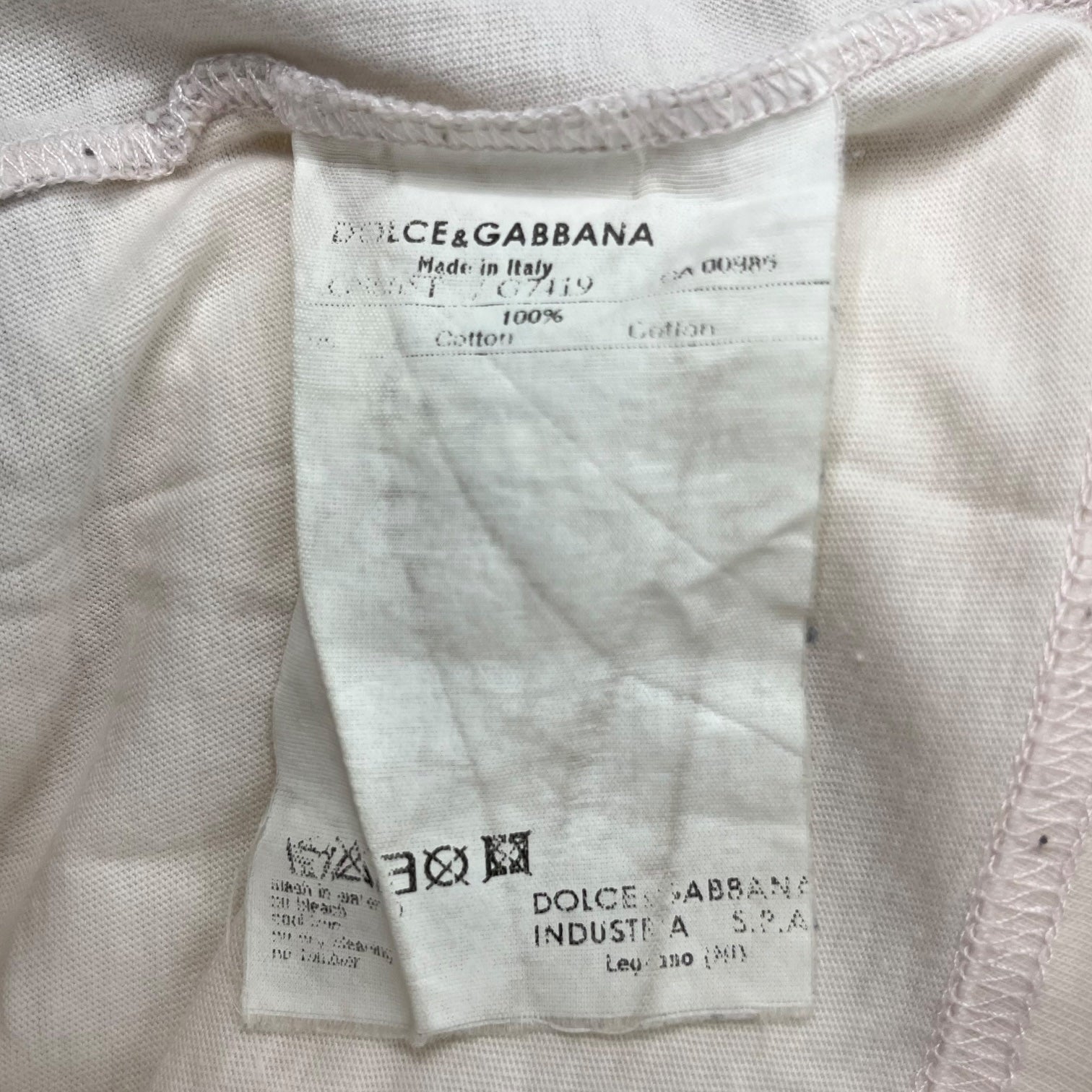 DOLCE&GABBANA(ドルチェ&ガッバーナドルガバ) TMT 2006© ”Mariyn Monroe" PRINT TEE マリリンモンロー フォト Tシャツ 44(S程度) ホワイト LLC by OMG Worldwide 00s