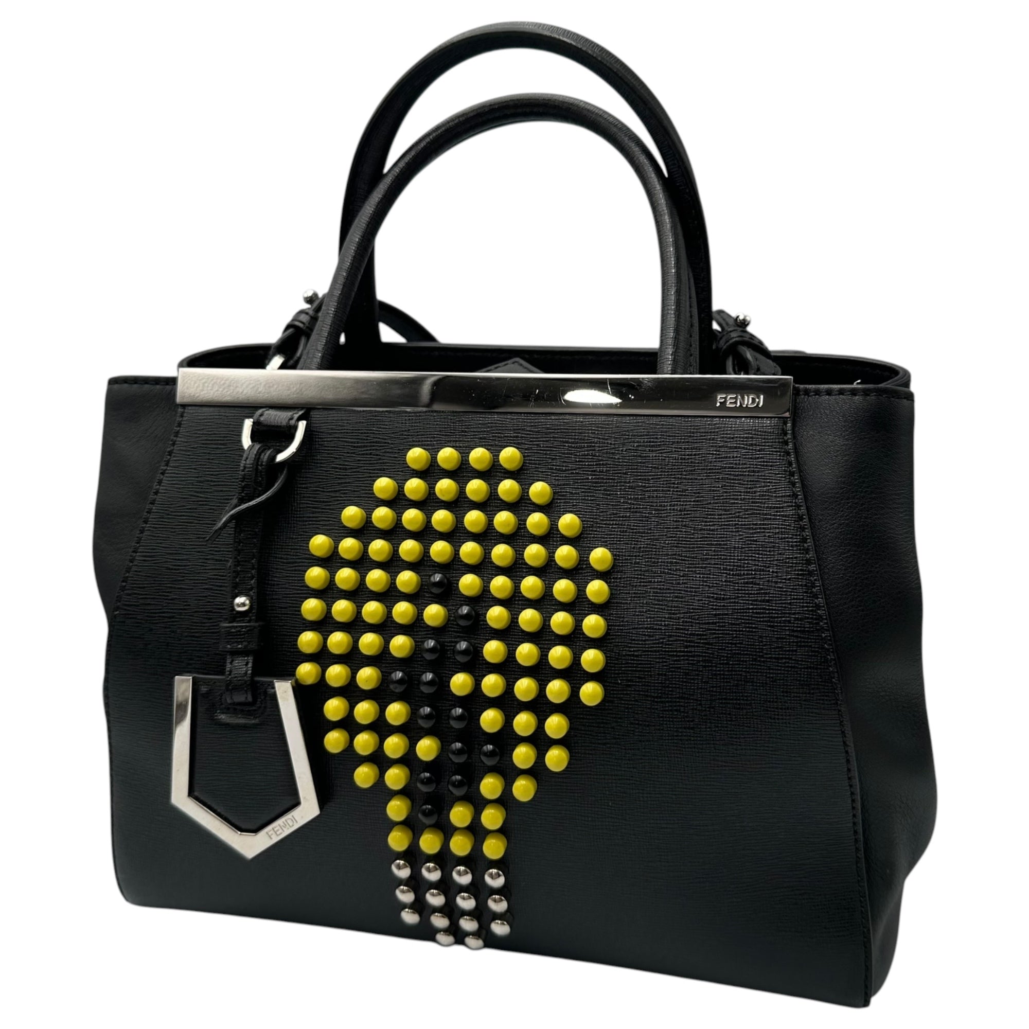 FENDI(フェンディ) Petite 2Jours - Light Bulb プチ トゥージュール 電球 モチーフ ブラック 2AWY ハンド ショルダー バッグ