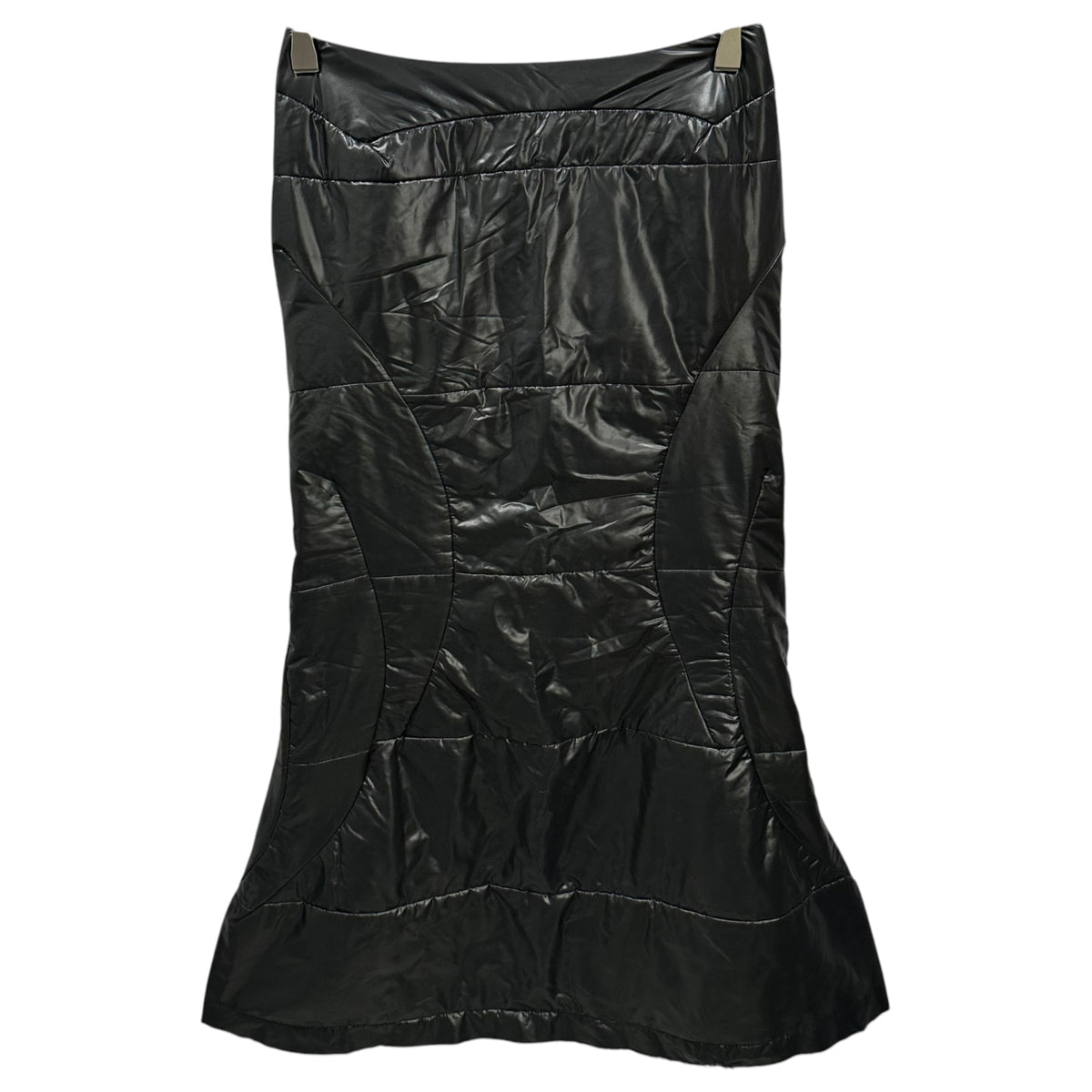 JUNYA WATANABE COMME des GARCONS(ジュンヤワタナベコムデギャルソン) 2004AW Padded Polyester Skirt 中綿 ポリ スカート JN-S080 S ブラック AD2004 00s アーカイブ