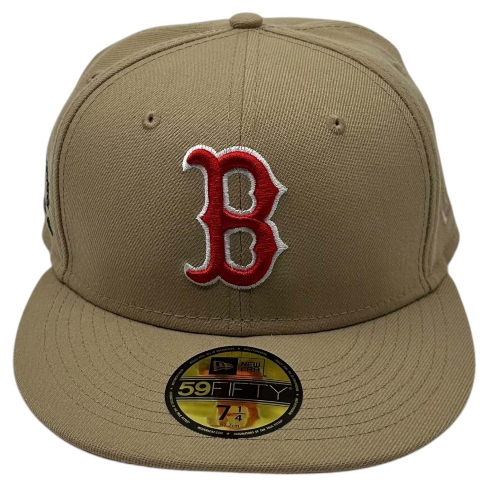 NEW ERA(ニューエラ) X JOE FRESHGOODS BOSTON RED SOX 59FIFTY FITTED CAP ジョーフレッシュ フィッテッド ベースボール キャップ 7 1/4 ベージュ×レッド MLB ボストンレッドソックス
