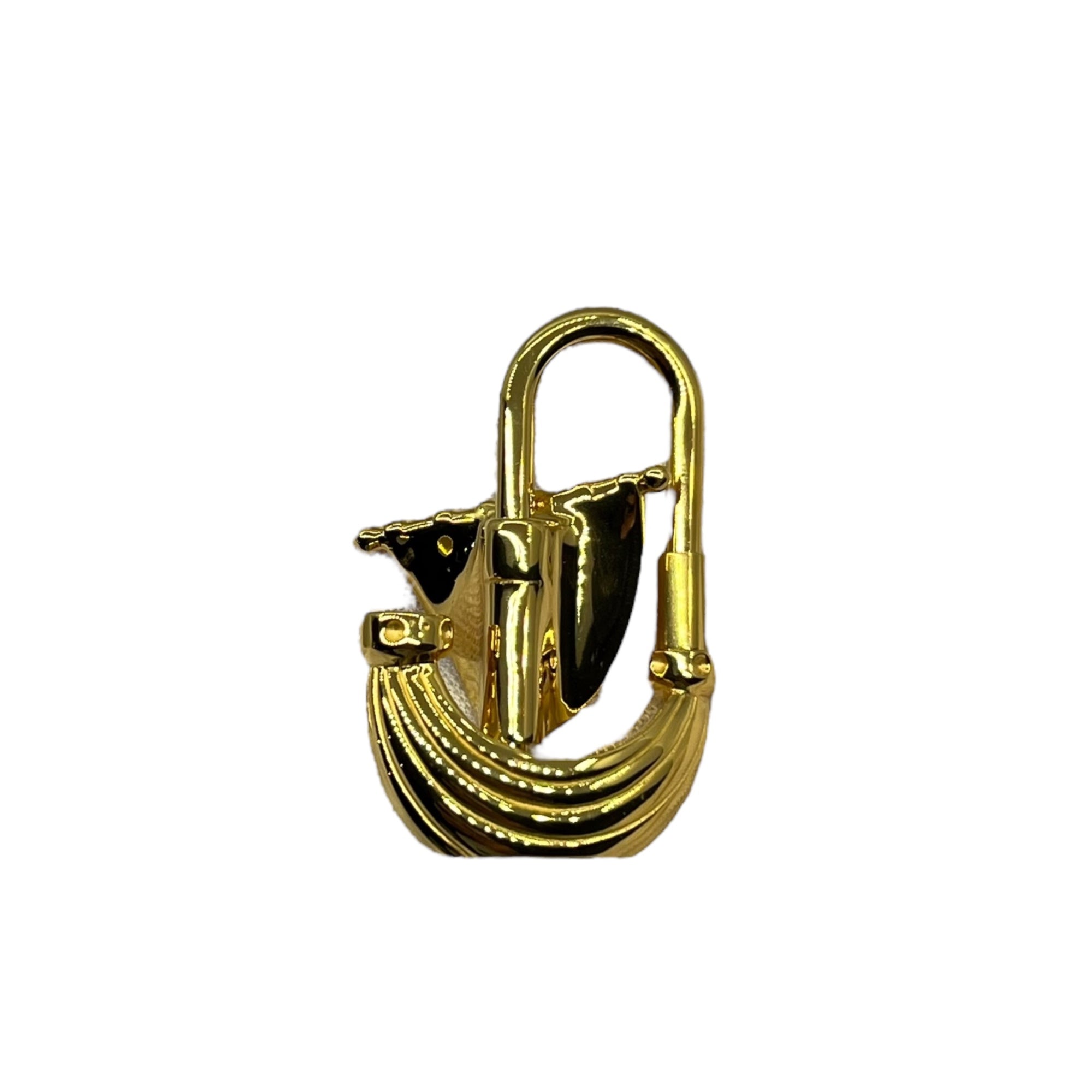 HERMES(エルメス) 2006年限定 パリの空気 パリの風 帆船 ヨット カデナ チャーム 可動式 年間テーマ 「L'Air de Paris」 ゴールド 箱付 ペンダントトップにも