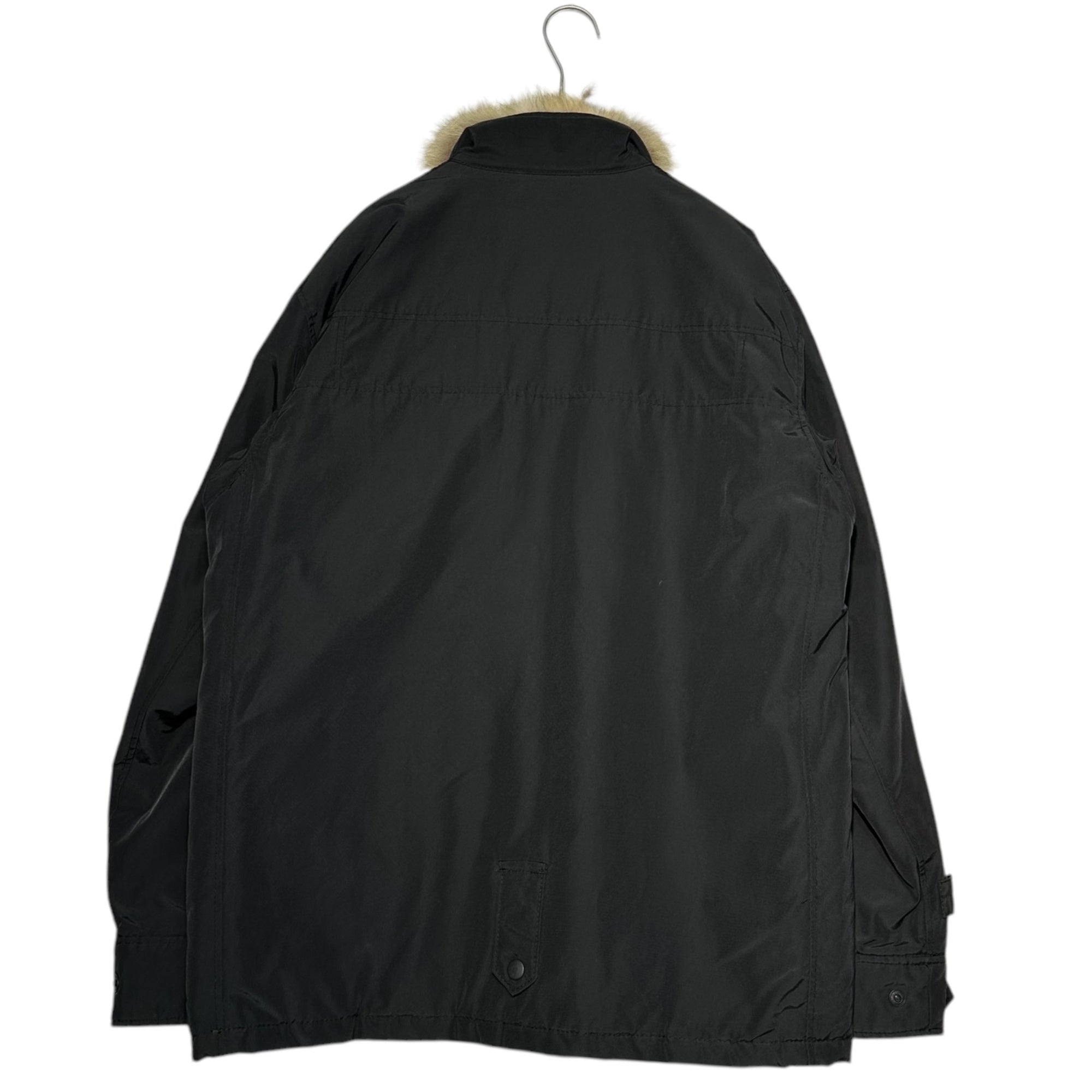 PPFM(ピーピーエフエム) 00's Vintage Multifunctional Nylon Tech Interior Quilted Tactical Jacket 00年代 ヴィンテージ 多機能 ナイロン テック 内側 キルティング タクティカル ジャケット 35-02MS07 M ブラック 2002年発売品 コヨーテファー付属