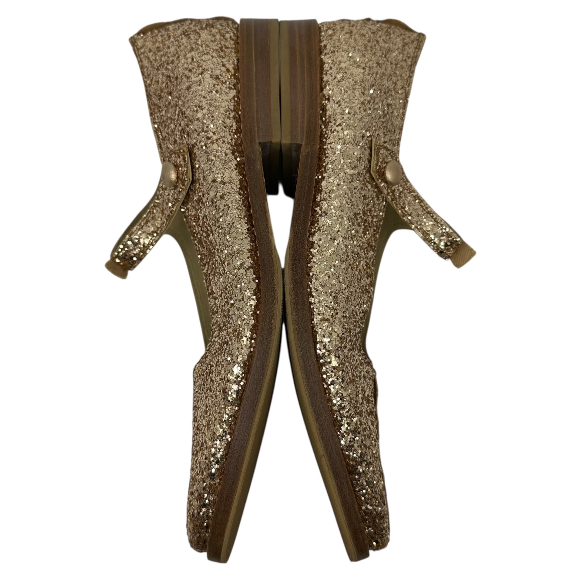tricot COMME des GARCONS(トリココムデギャルソン) Glitter Mary Jane グリッター メリージェーン TB-K103 24.5cm ゴールド バレー シューズ パンプス ラメ