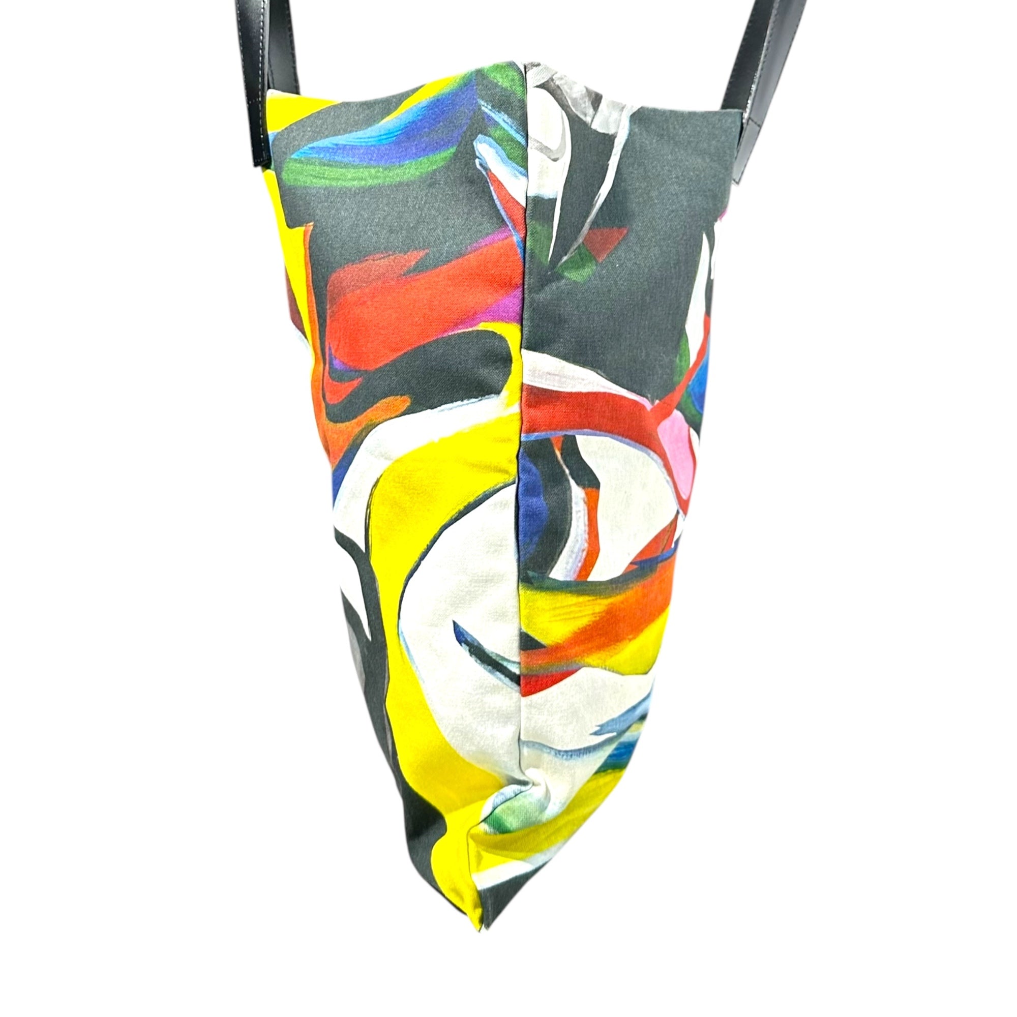COMME des GARCONS(コムデギャルソン) 12AW Xmas Holiday explosion ”Taro Okamoto” Leather Handle Graphic Tote "岡本太郎" レザー ハンドル グラフィック トート OJ-K 206 マルチ コラボ