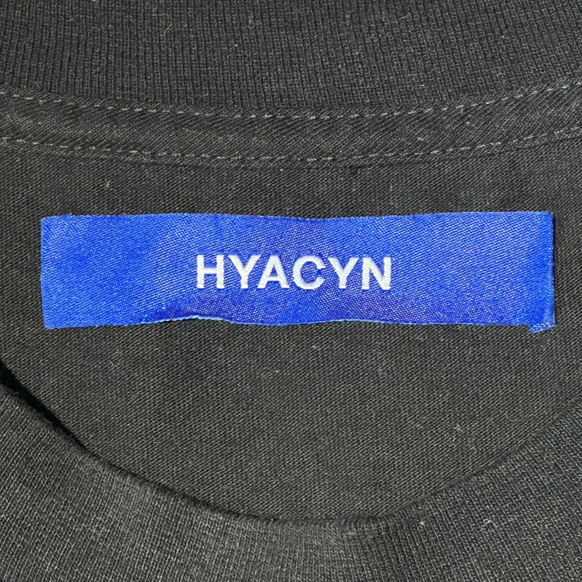 HYACYN(ハイアシン) TEE FÜCK OVSERSIZED ファック オーバーサイズ Tシャツ FREE ブラック×レッド