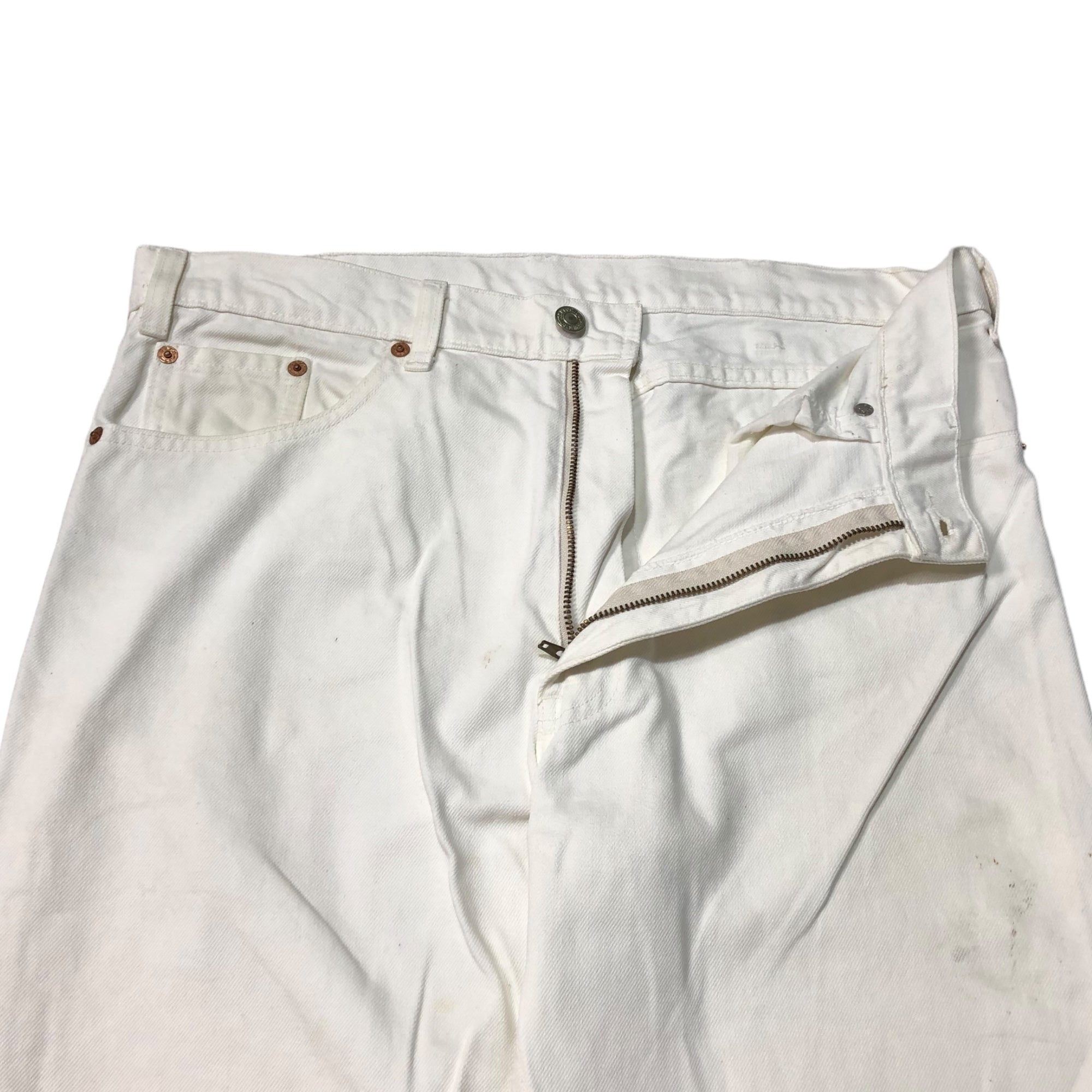 Levi's(リーバイス) 80's straight white denim pants ストレート ホワイト デニム パンツ 525-03 W34 ホワイト ヴィンテージ 80年代