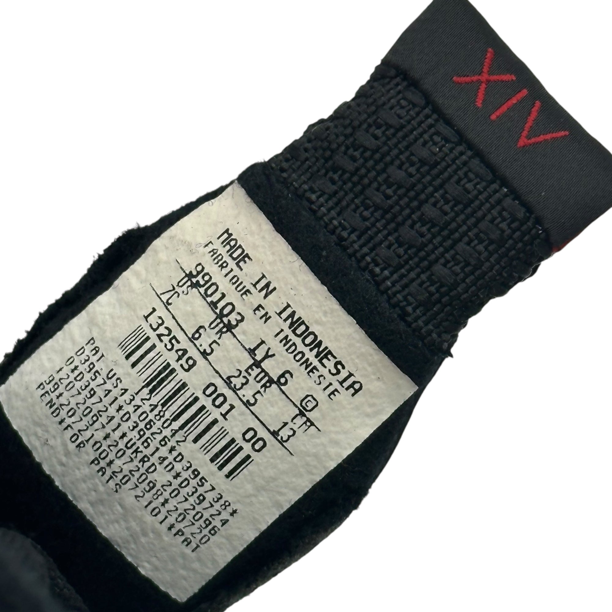 NIKE(ナイキ) 1999 LITTLE AIR JORDAN XIV リトル エア ジョーダン 14 132549-001 US 7C(13cm) ブラック×レッド キッズ スニーカー ヴィンテージ 90's
