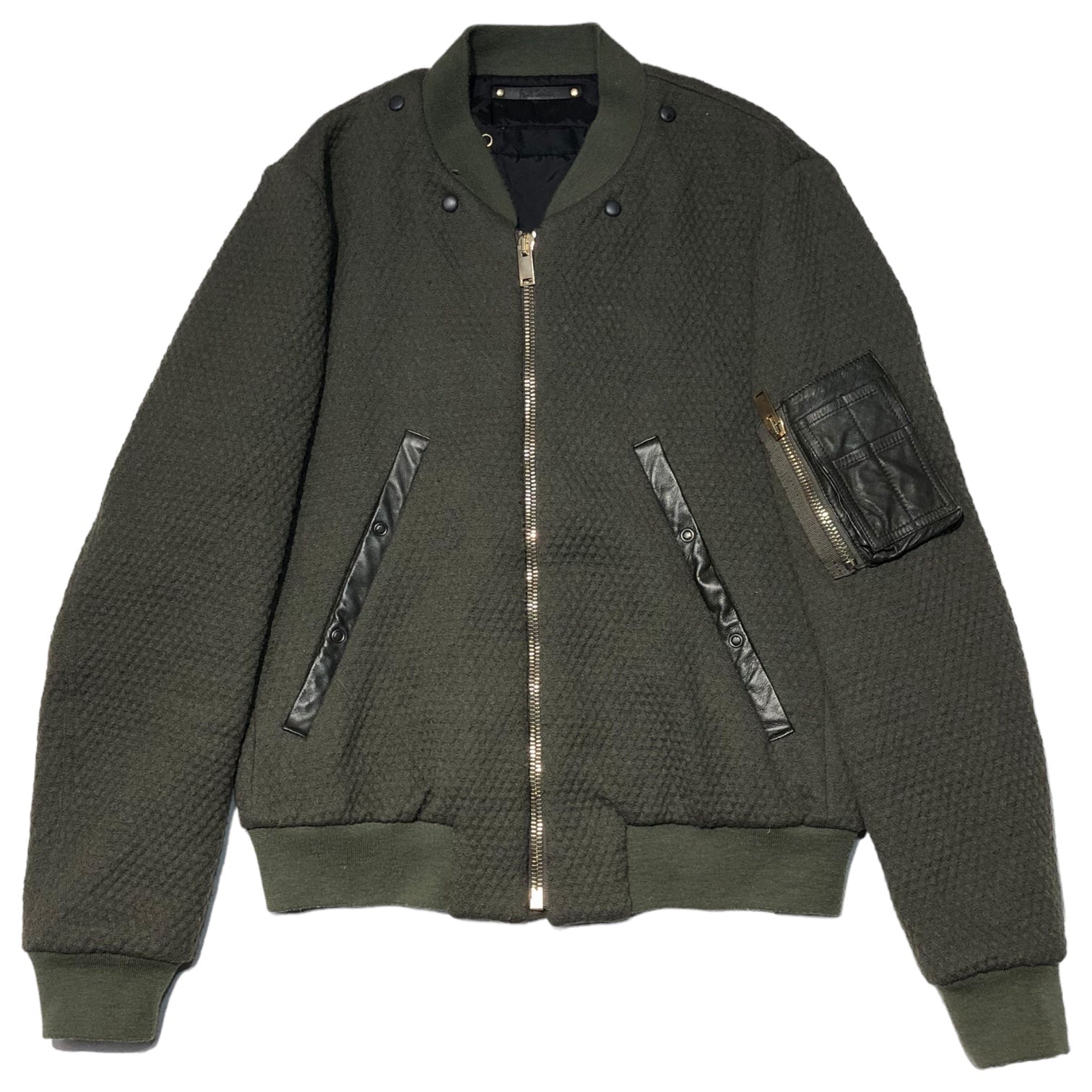 PAUL SMITH(ポールスミス) 15AW MA-1 with liner フライト ジャケット ブルゾン ライナー付 715M L カーキ 参考定価66,000円(税込)
