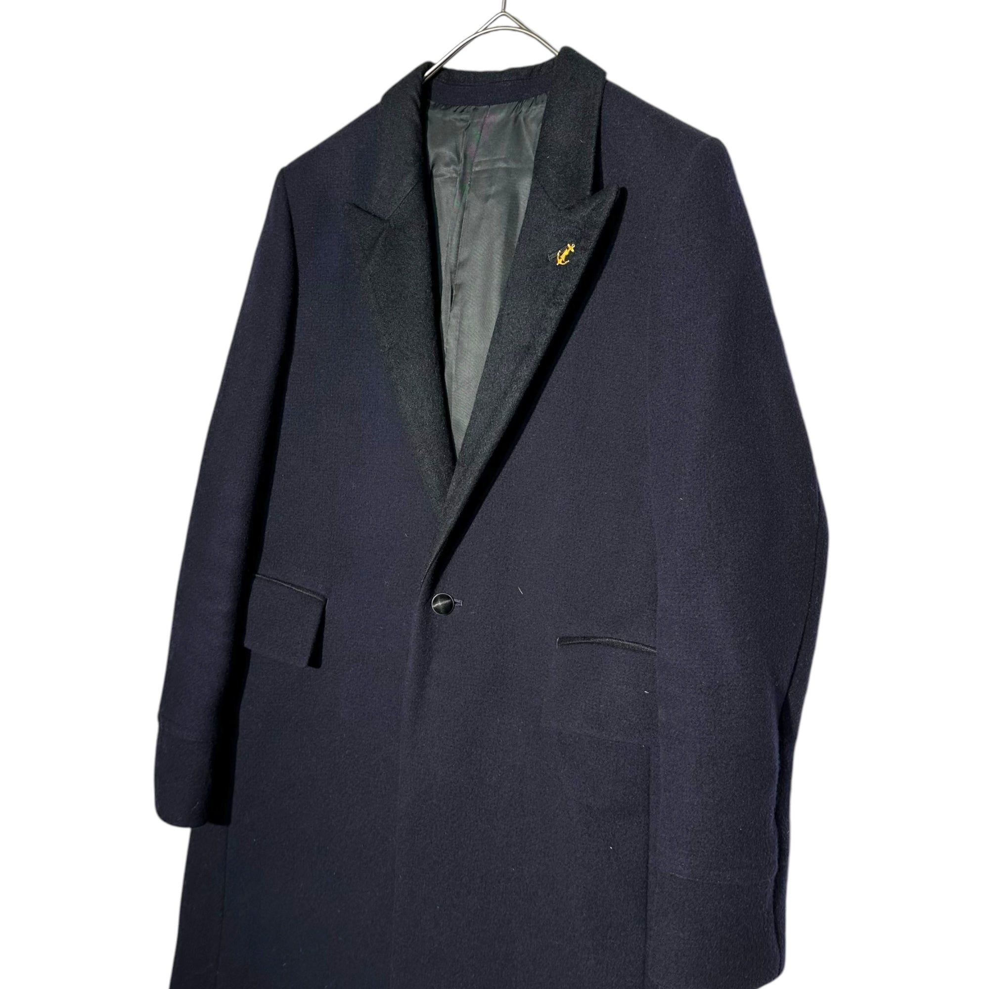 THE RERACS(ザリラクス) メルトン チェスター コート S ネイビー