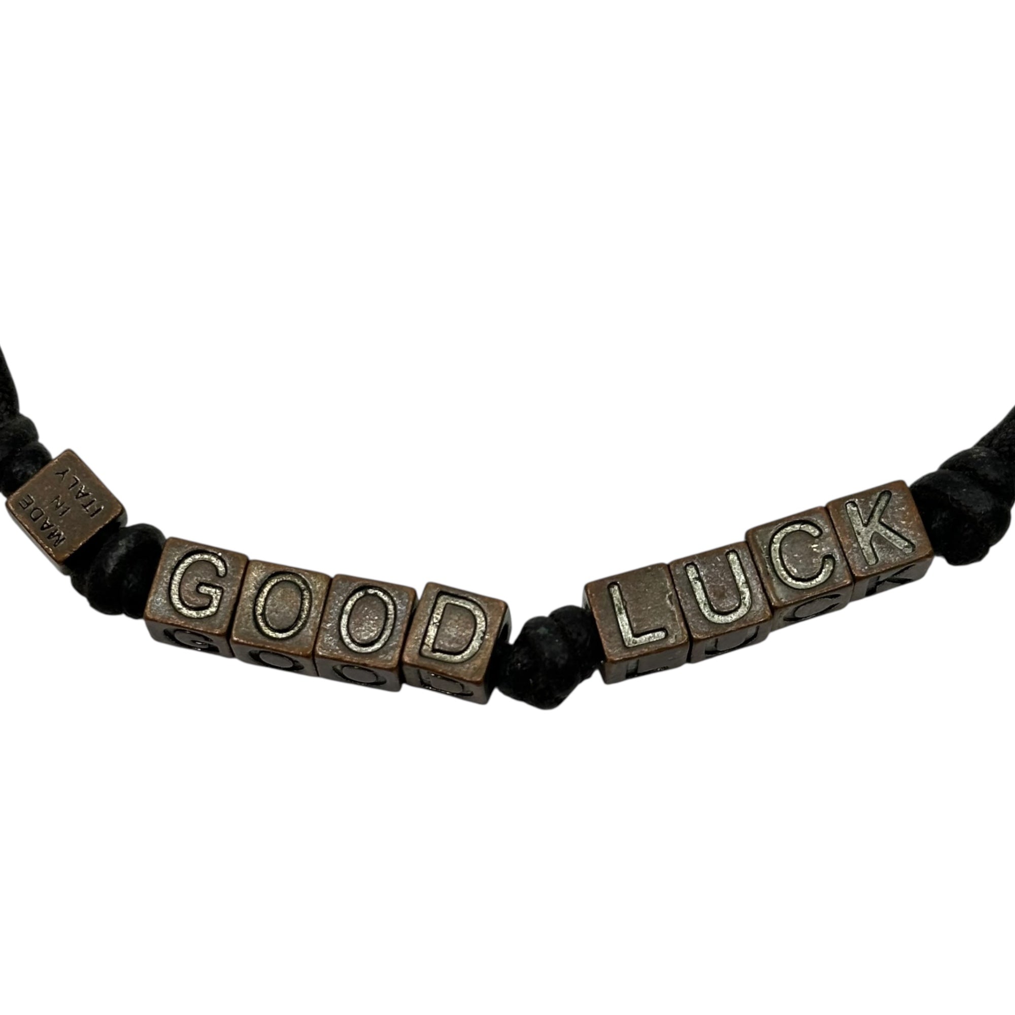 Maison Martin Margiela(メゾン マルタンマルジェラ) 00's ⑪ GOOD LUCK Keyring キーホルダー ブラウン×ブラック 初期 本人期 チャーム