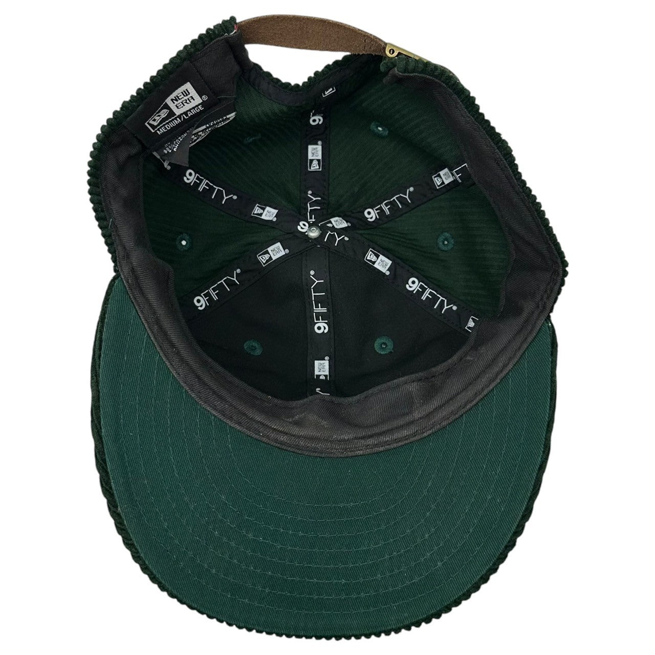NEW ERA(ニューエラ) CORDUROY IN THE コーデュロイ スナップバック キャップ グリーン ベースボール 刺繍 カモ 動物
