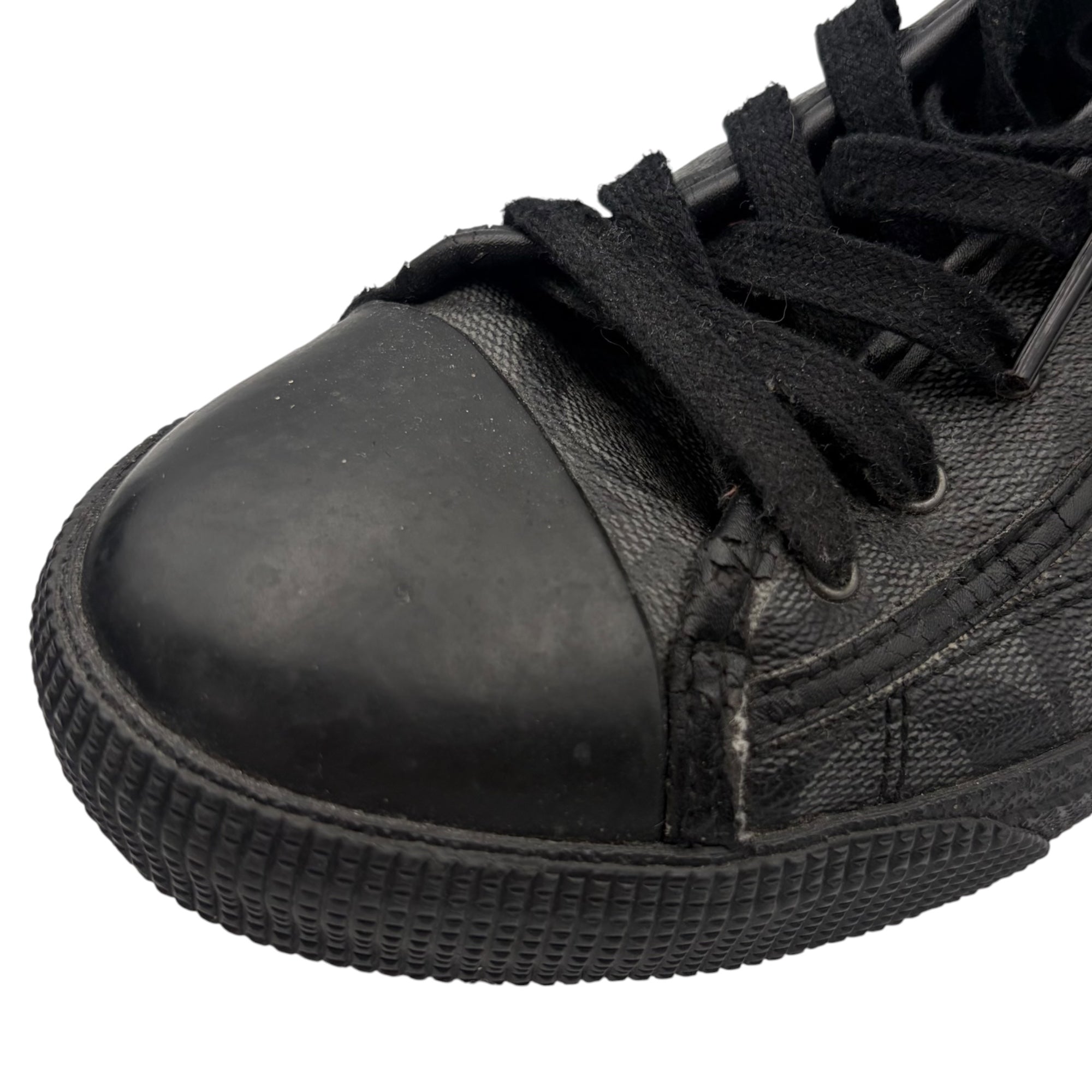 COACH(コーチ) Signature Low-Top Sneakers シグネチャー ローカット スニーカー FG4412 25.5cm グレー×ブラック