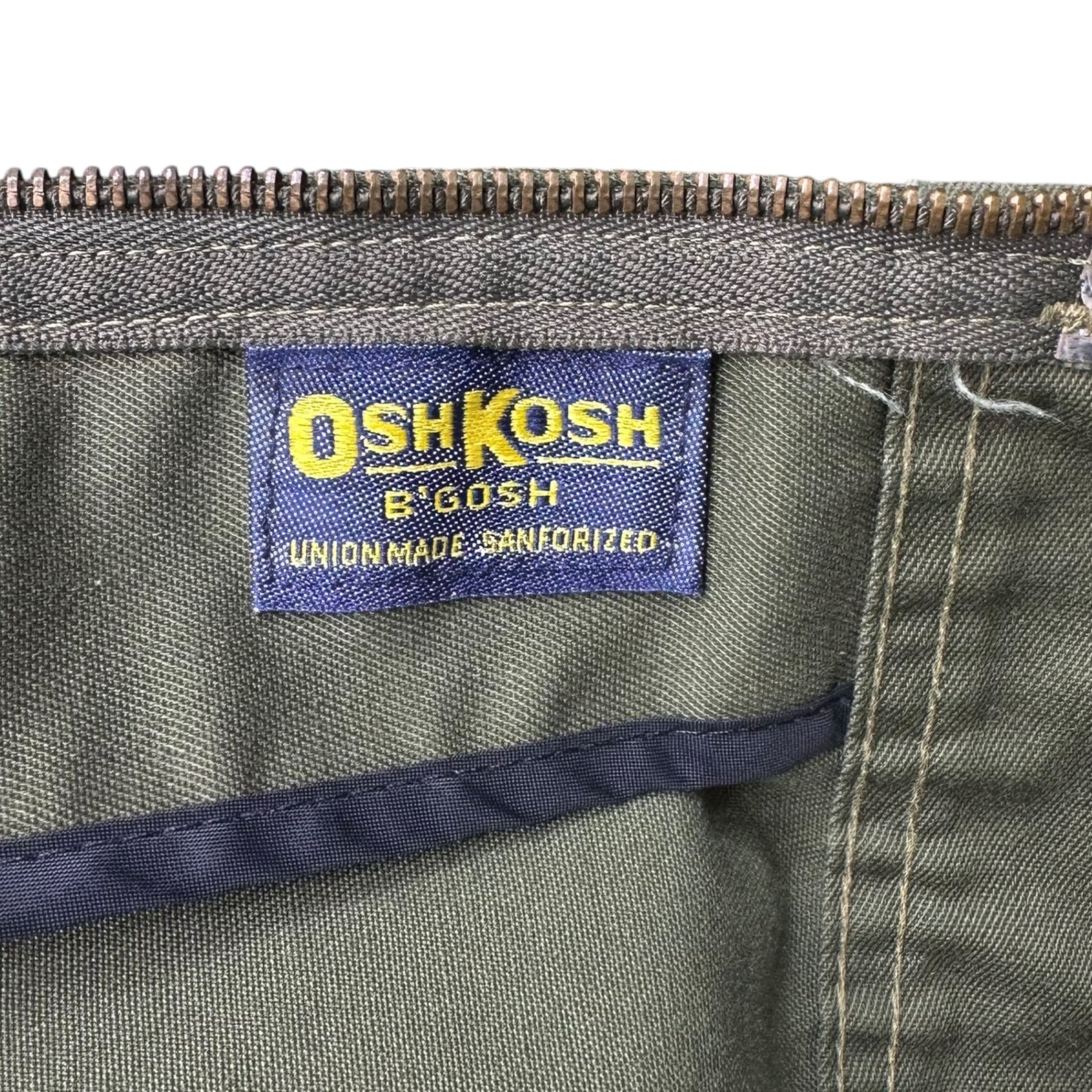 OSHKOSH(オシュコシュ) 70's ~ 80's USA made Military Jacket ミリタリー ジャケット 46R グリーン 70年代~80年代 IDEALジップ ブルゾン MCF - Faribaultワッペン