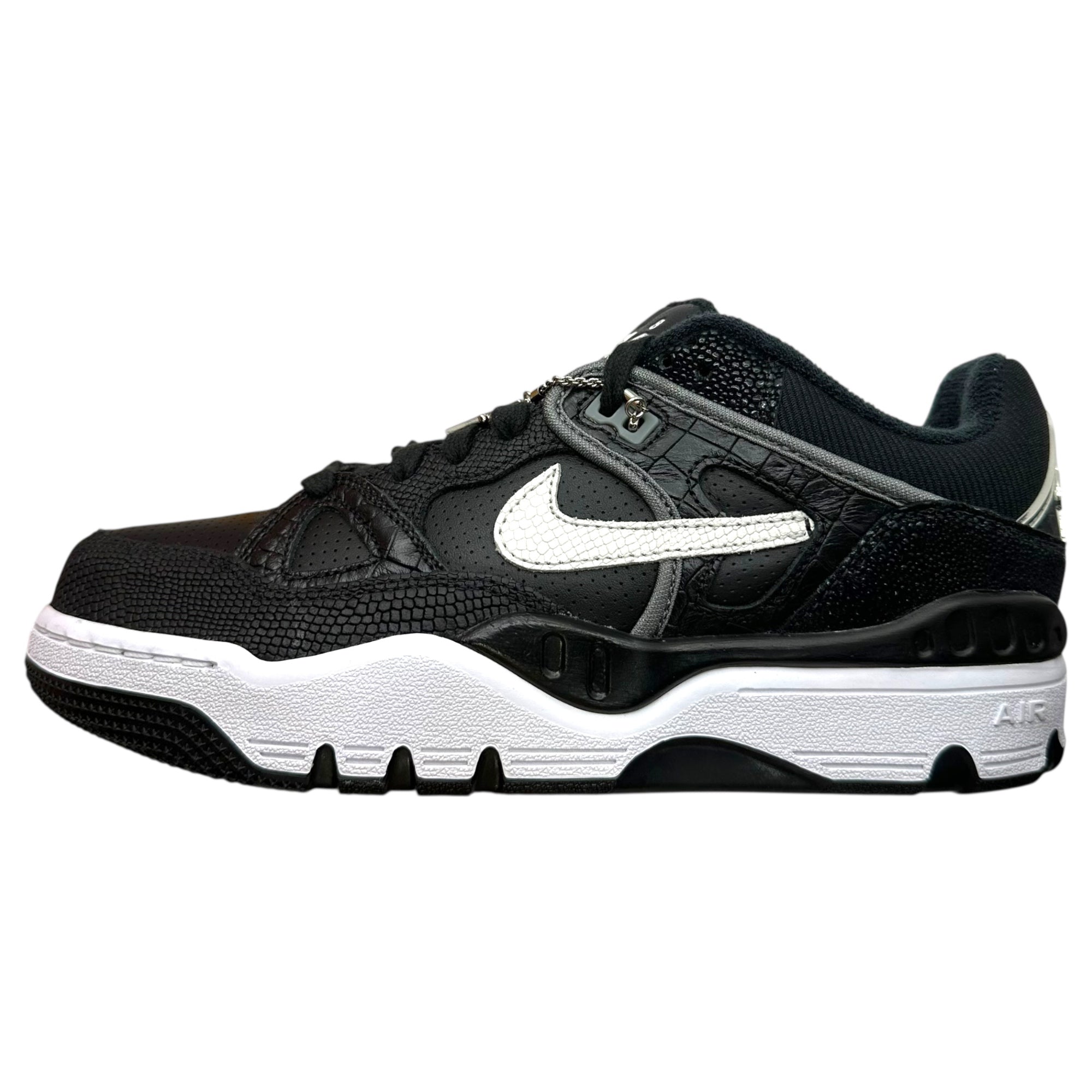 NIKE×NIGO(ナイキ×ニゴー) Air Force 3 Low "Black/White" (Heel Logo "NIGO") エアフォース3 ロー HF7630-001 26cm ブラック×ホワイト スニーカー コラボ